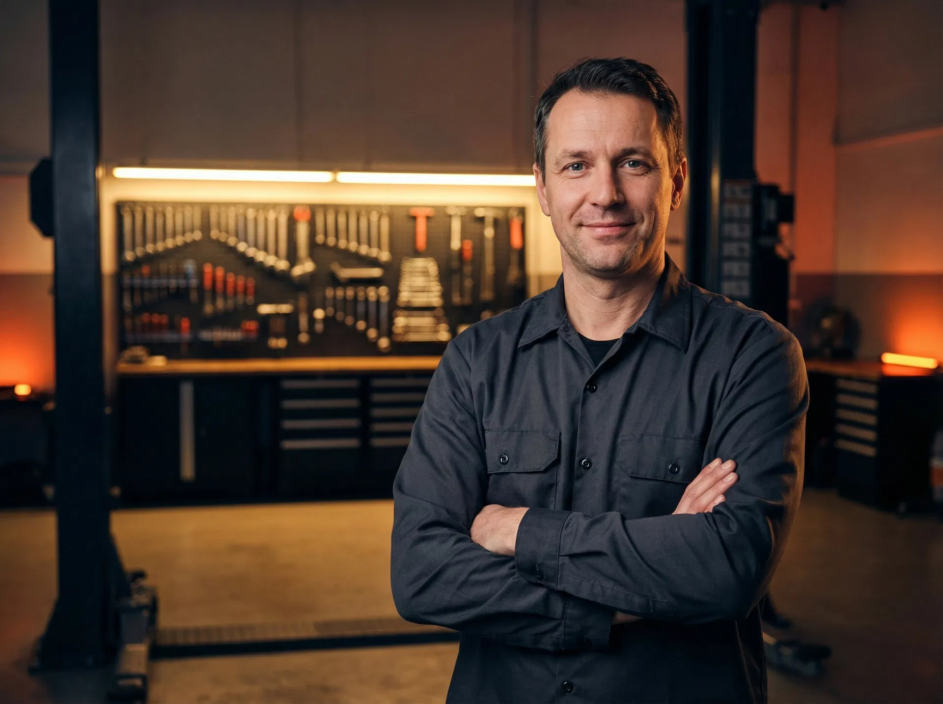 Marcus Webb, Head Mechanic