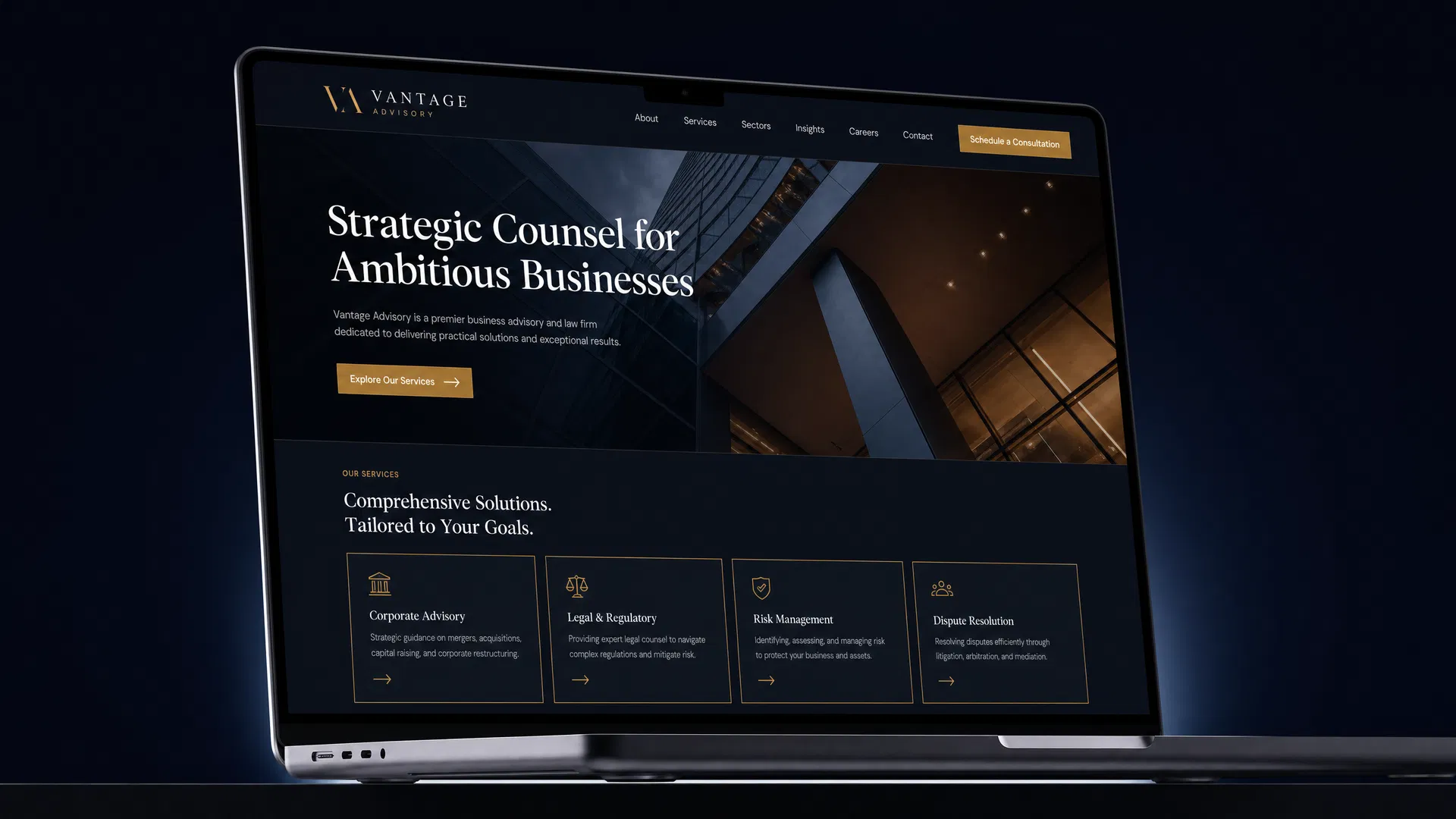 Business Advisory Website