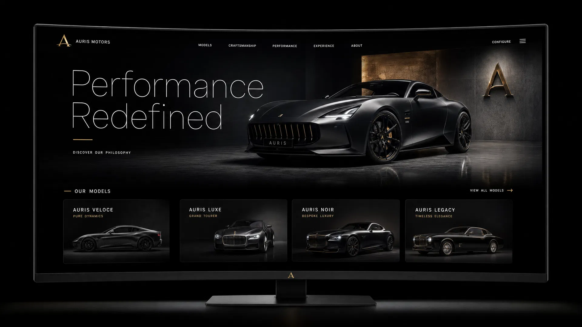 Luxury Automotive Website