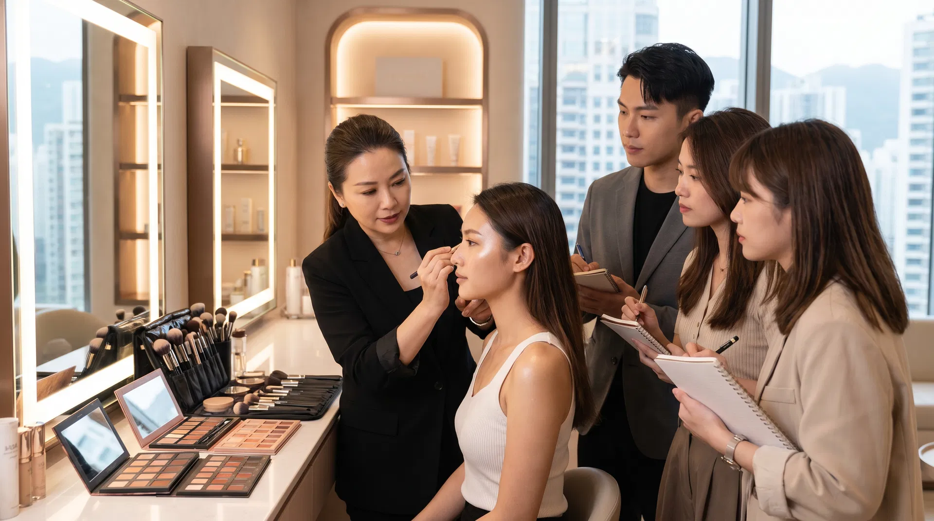 makeup course Hong Kong at Canvas Hair and Beauty Academy Hong Kong