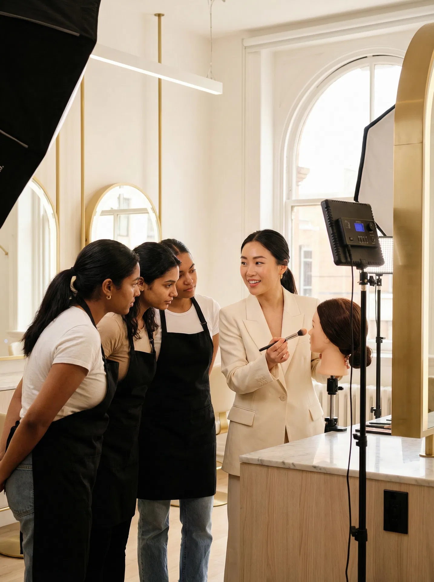 Yuki Wong — Canvas Academy 專業新娘化妝全科班畢業學員，現職化妝導師 / 自由身化妝師