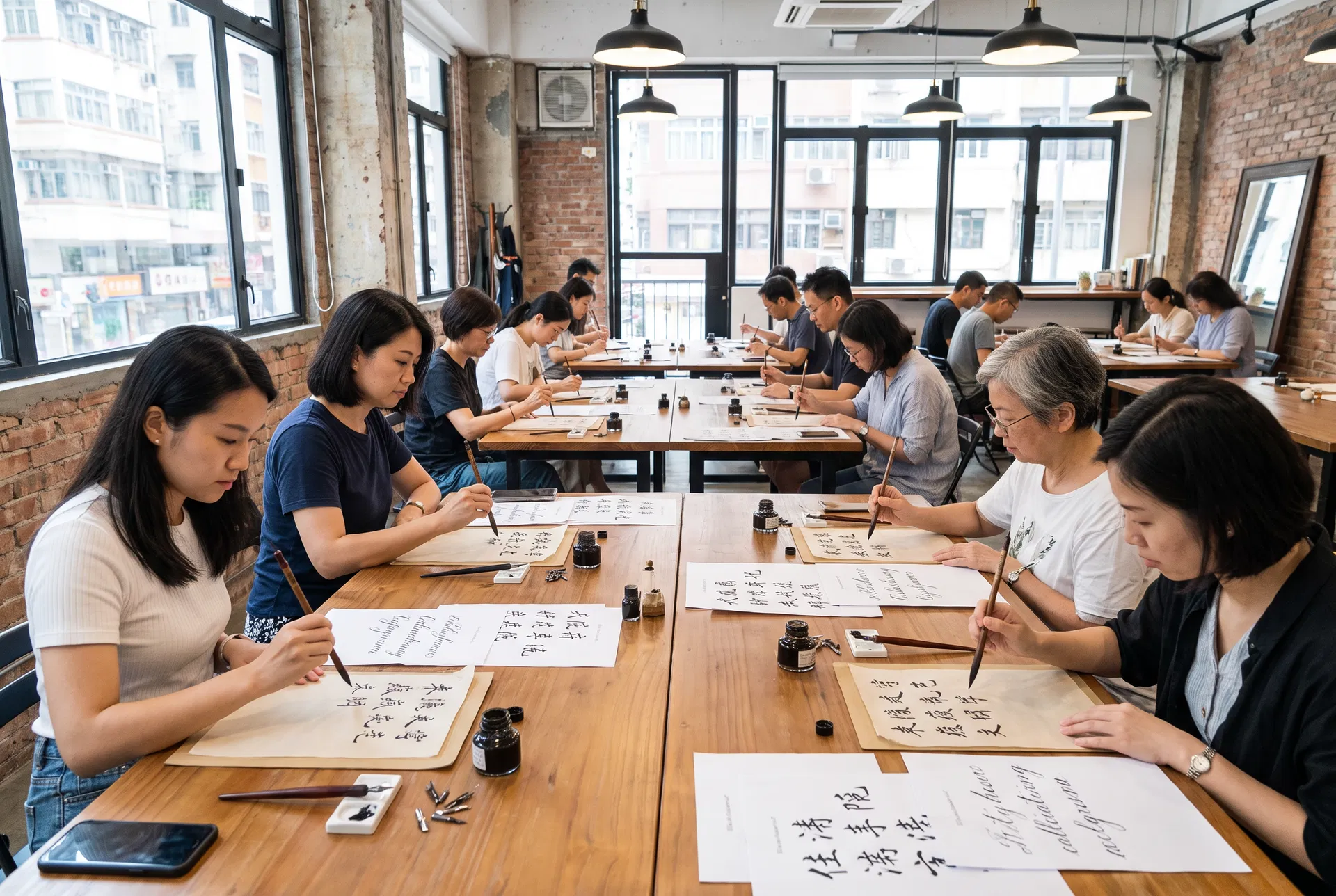 chinese culture workshop hong kong one-on-one teaching with chinese calligraphy hk in Hong Kong