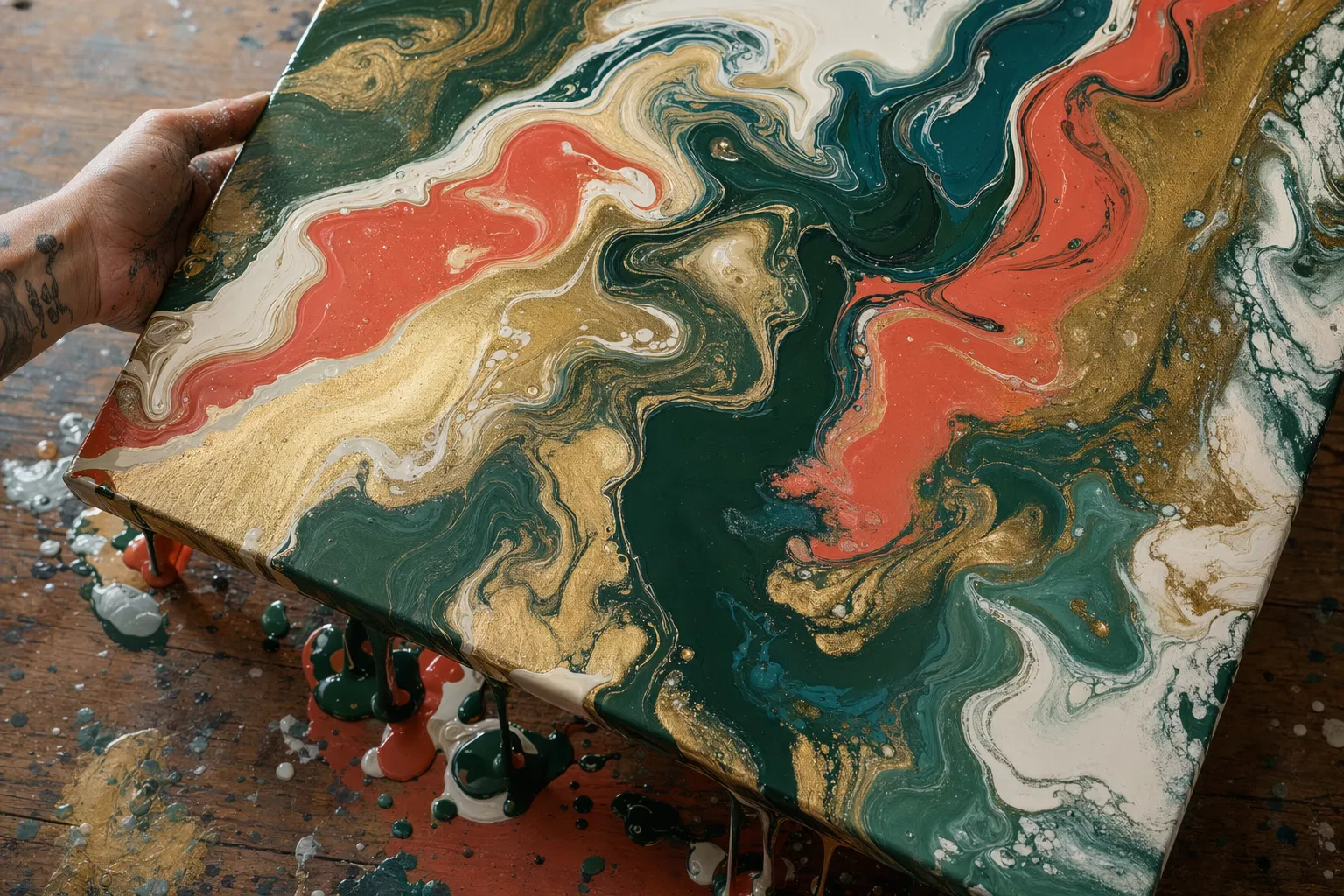 滙豐銀行 (HSBC) 數碼轉型部 企業 Team Building 流體畫工作坊 案例 — FlintHub Academy