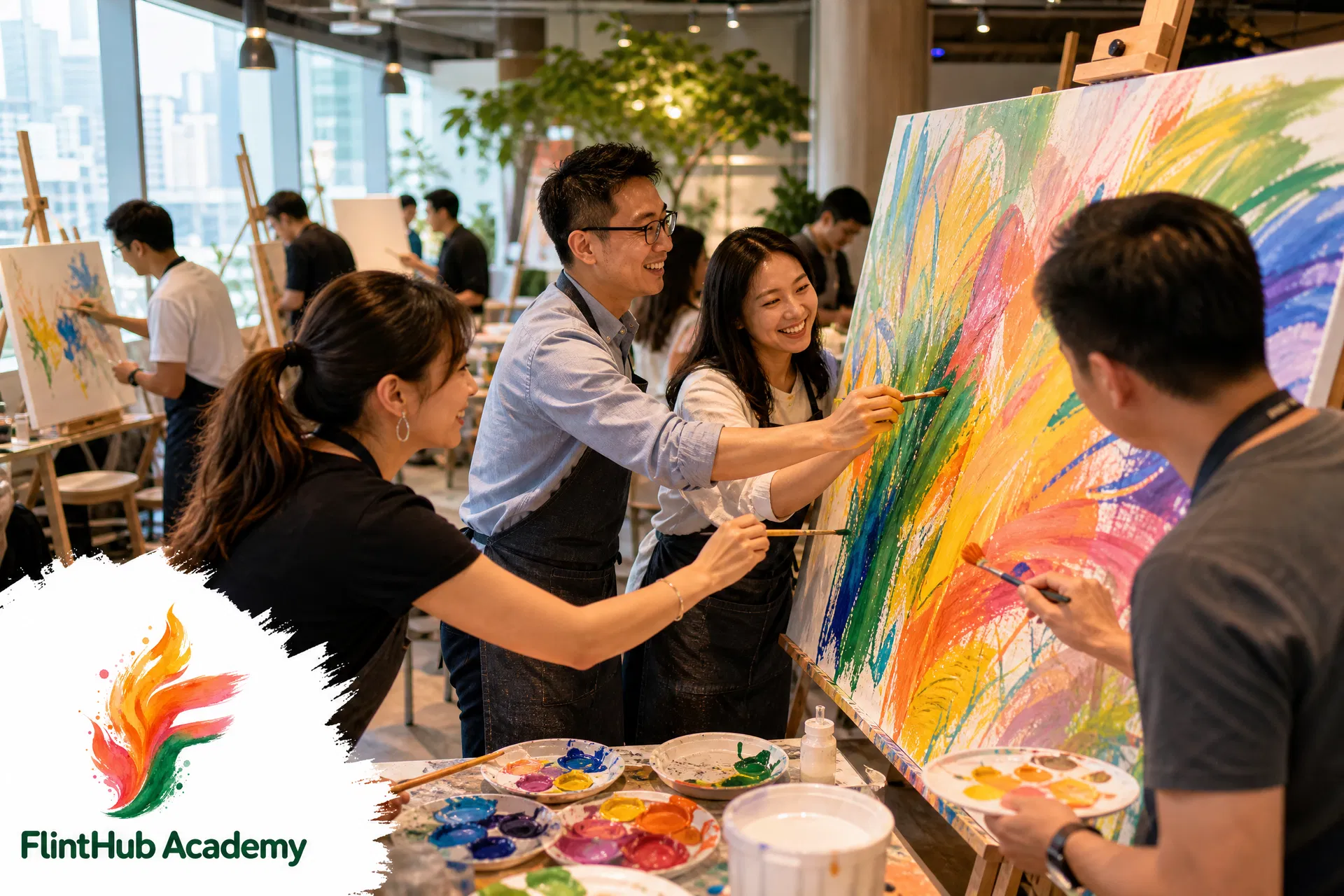 到校講座 企業 Team Building 活動｜學校講座 體驗｜FlintHub Academy 香港