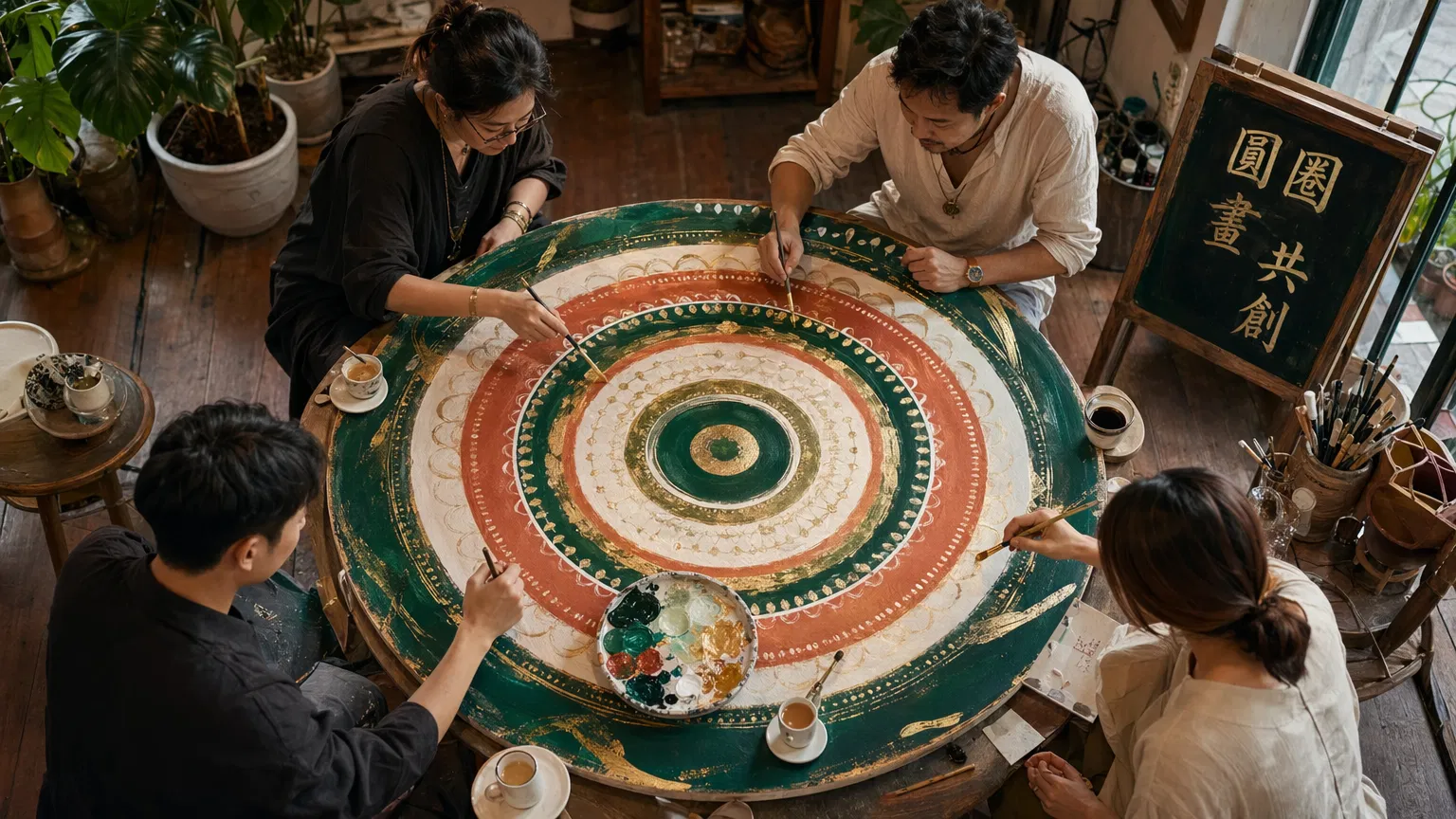 圓圈畫 — FlintHub Academy 曼陀羅專業課程實錄