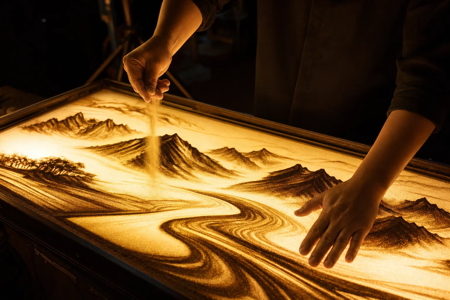 沙畫課程 — FlintHub Academy 沙畫班專業課程實錄