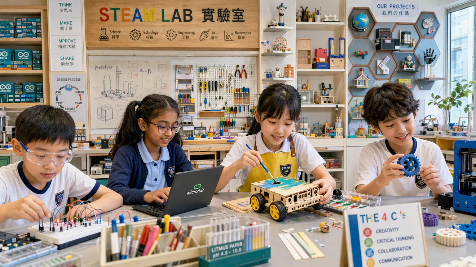 STEAM實驗室 — FlintHub Academy STEAM Lab專業課程實錄