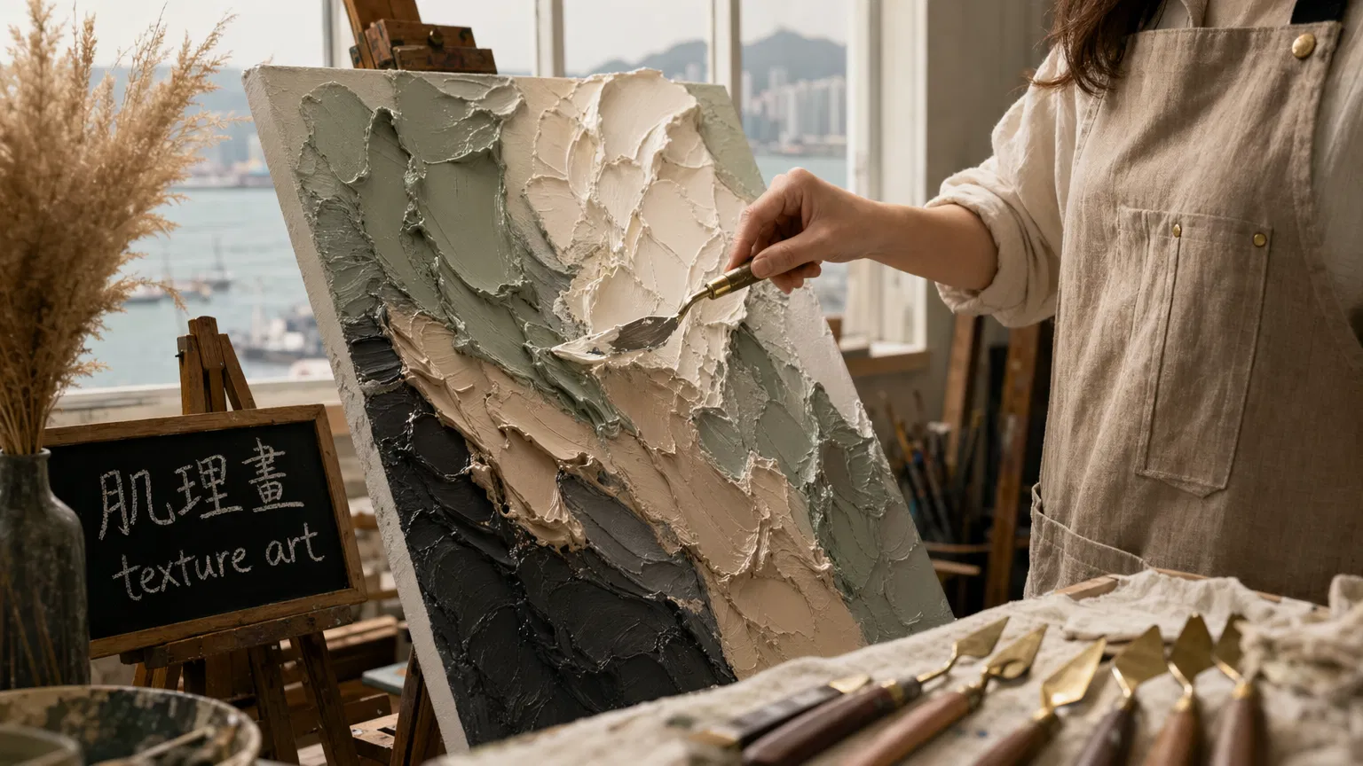 肌理畫 — FlintHub Academy 肌理畫專業課程實錄