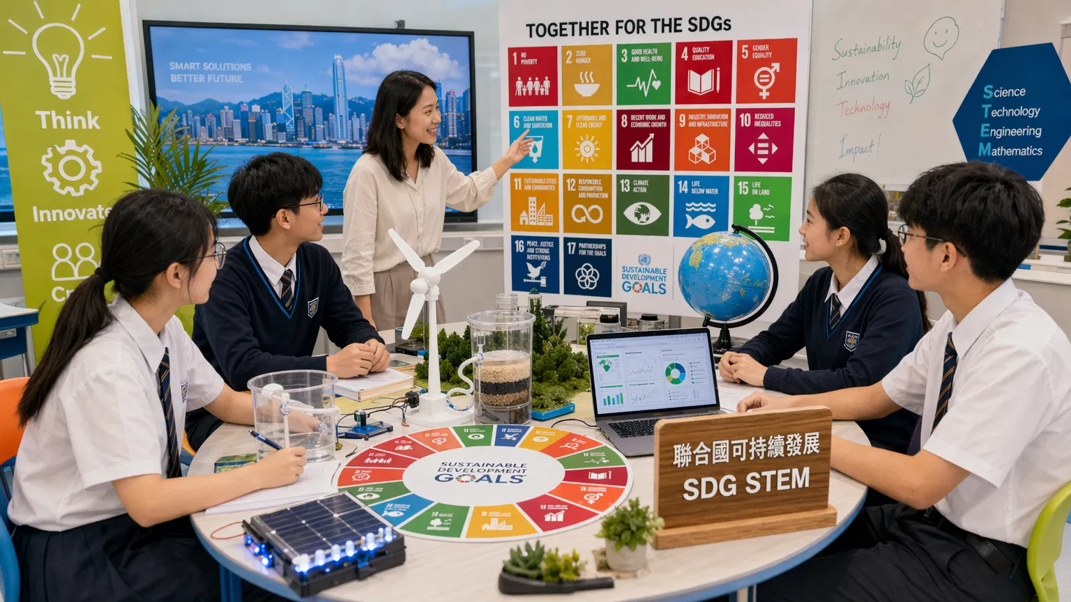 聯合國可持續發展體驗式課程 — FlintHub Academy UN SDG STEM專業課程實錄