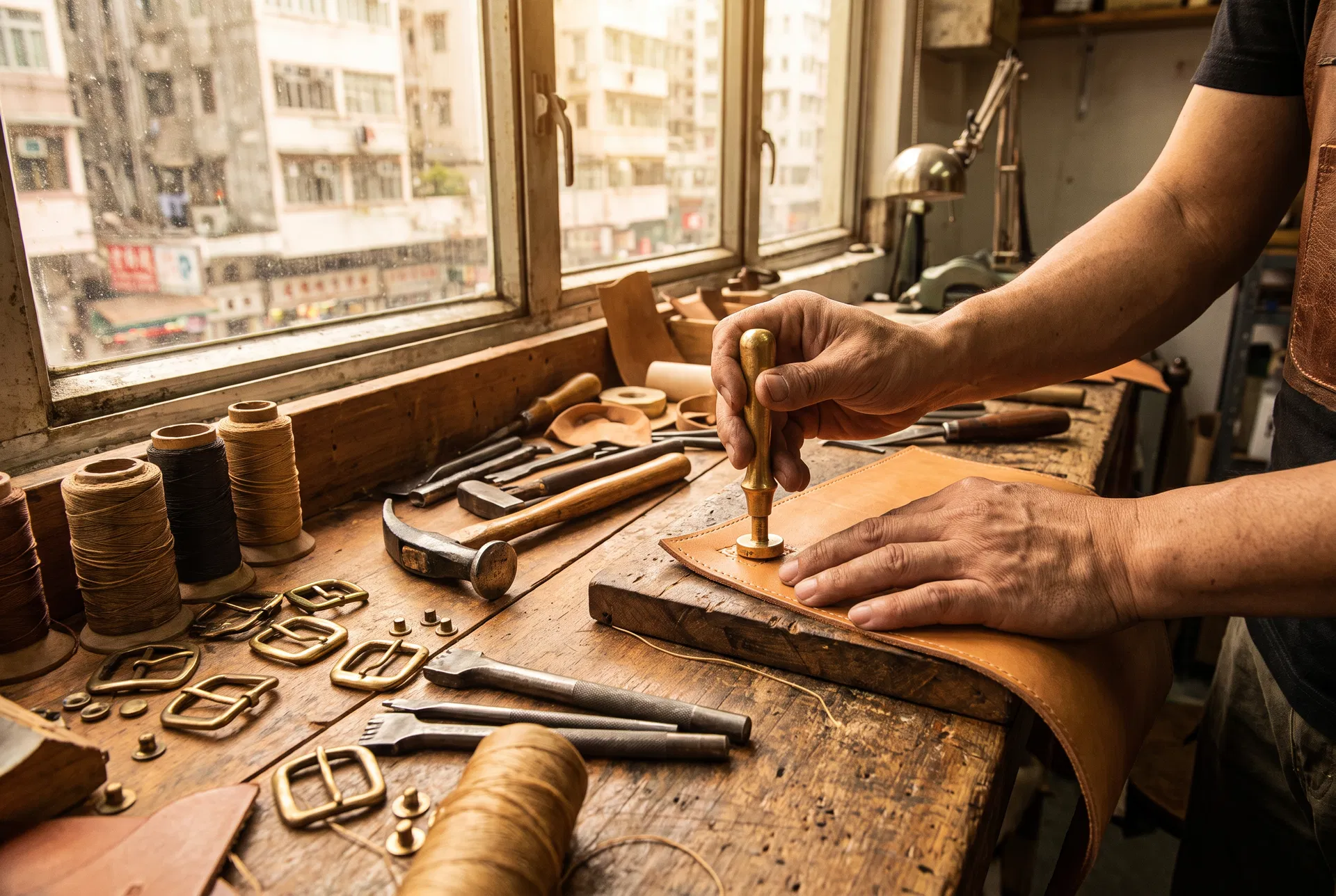 皮革工作坊 導師一對一教學｜皮革銀包工作坊 香港