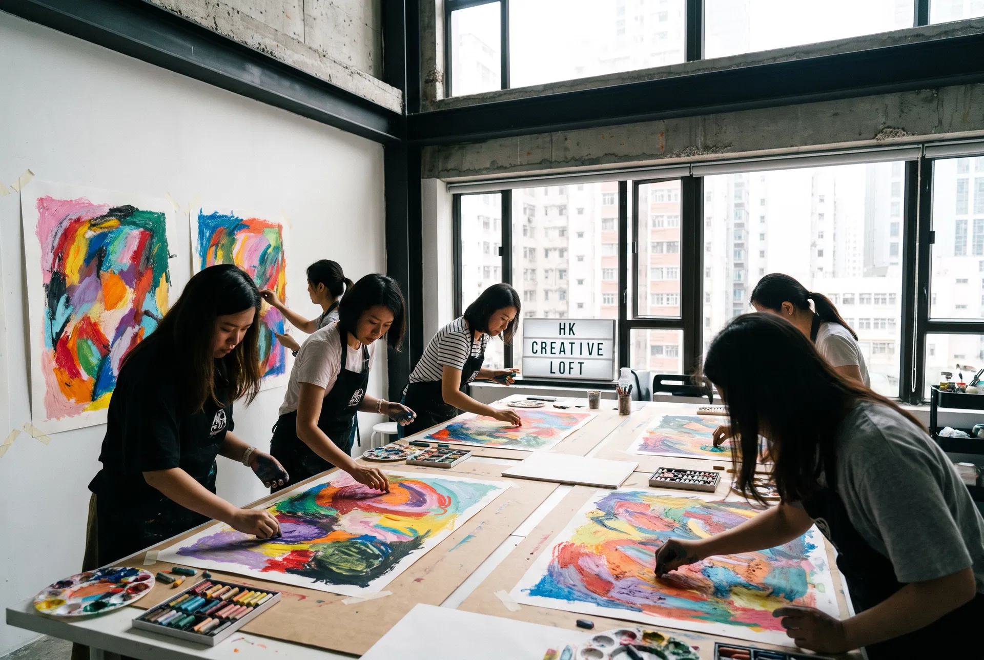 和諧粉彩 企業 Team Building 活動｜創意課程 體驗｜FlintHub Academy 香港