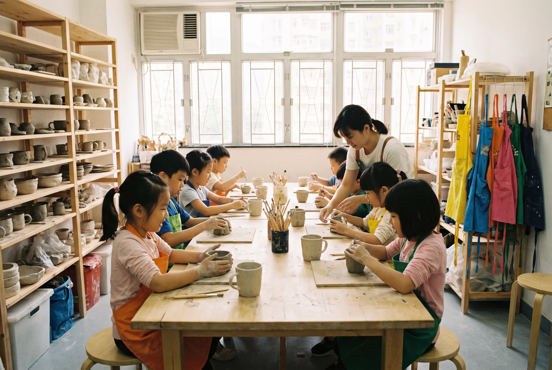 kids workshop hong kong student artwork — parent-child class hk × holiday camp hong kong theme