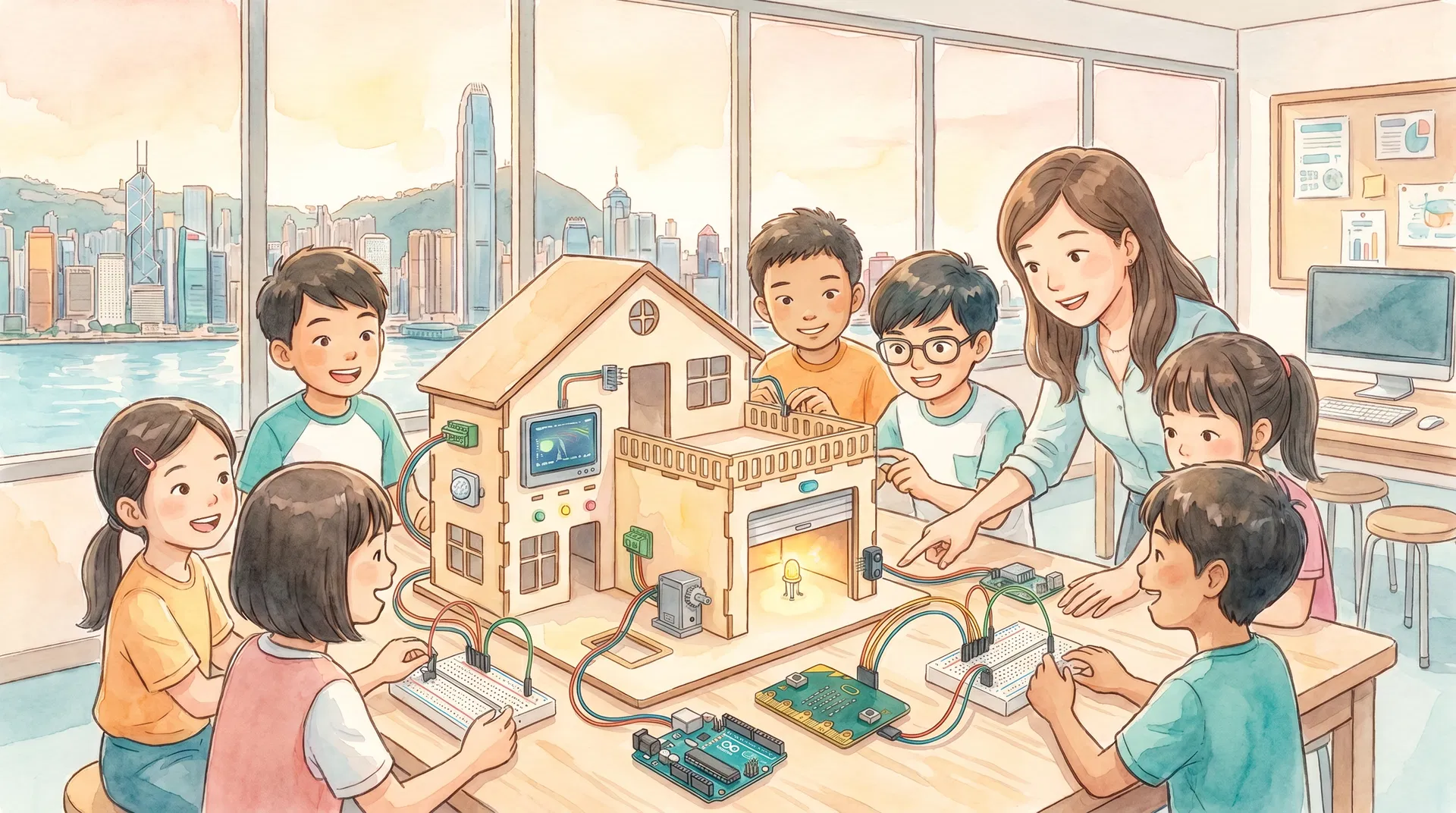 智能家居IoT課程 課堂實錄｜micro:bit課程 × 香港學員作品｜FlintHub Academy