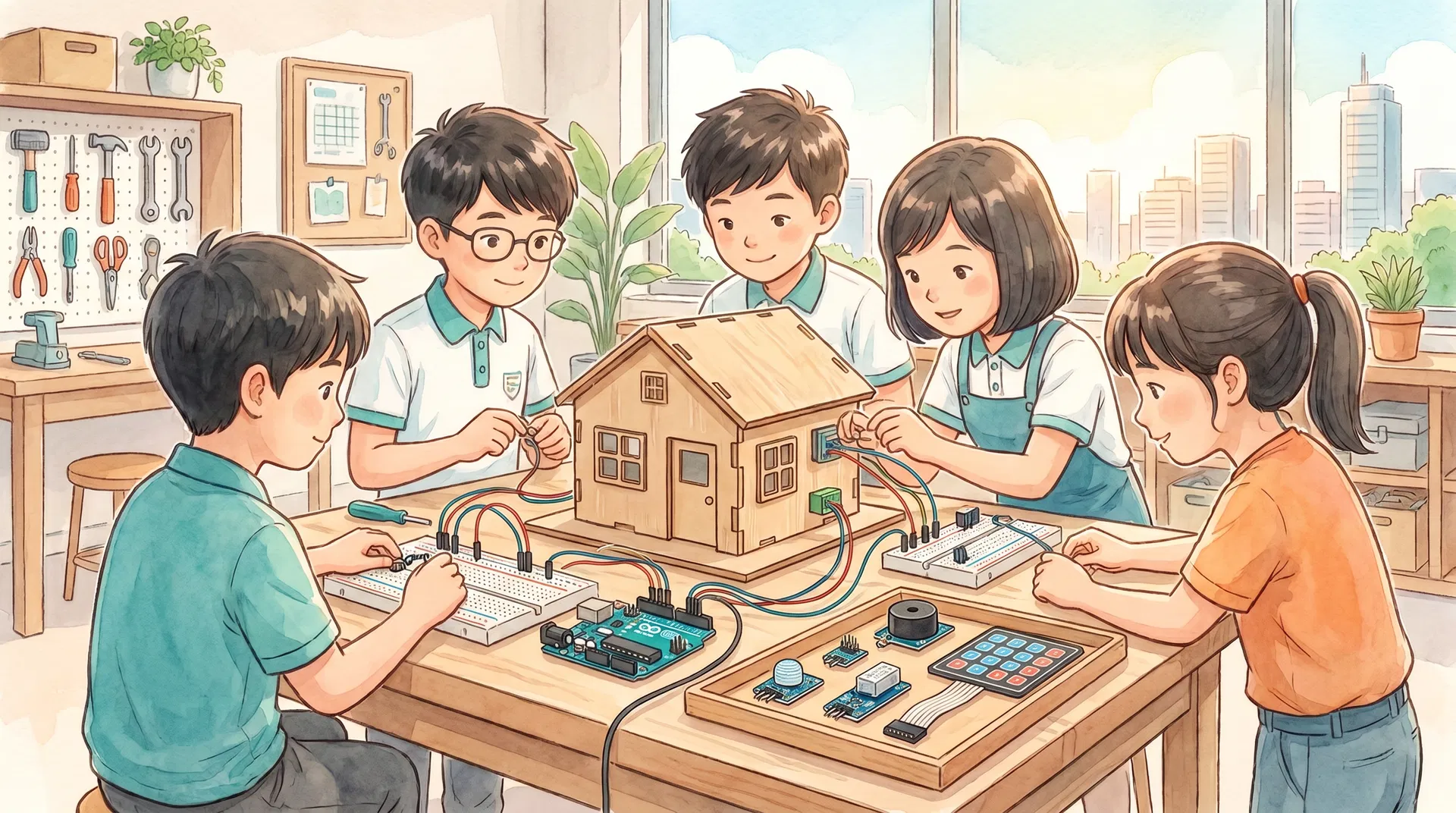 智能家居IoT課程 到校教學場景｜micro:bit課程 教育合作案例