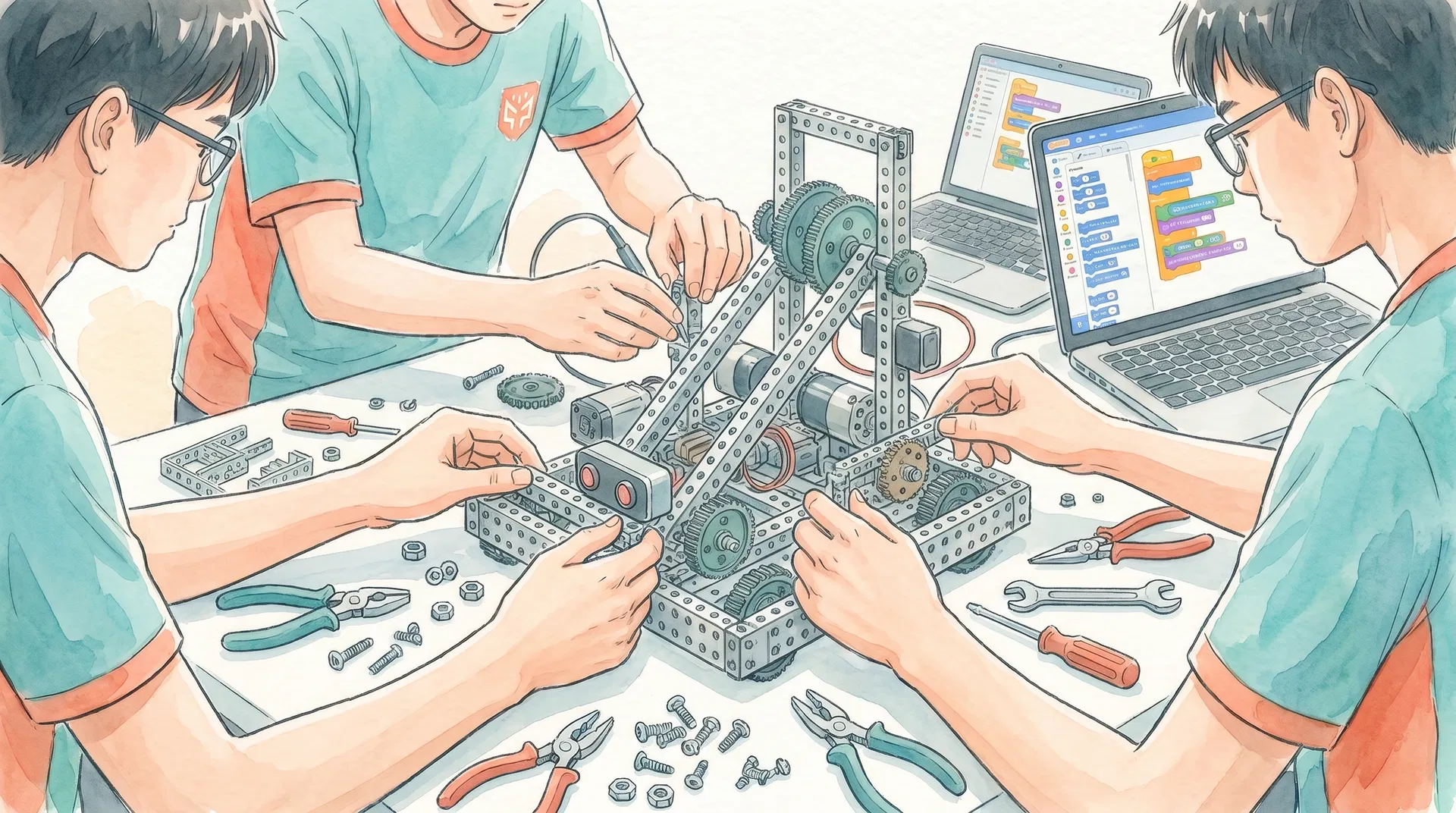 機械人比賽培訓 工作坊現場|WRO培訓 體驗|FlintHub Academy 星火創藝學院