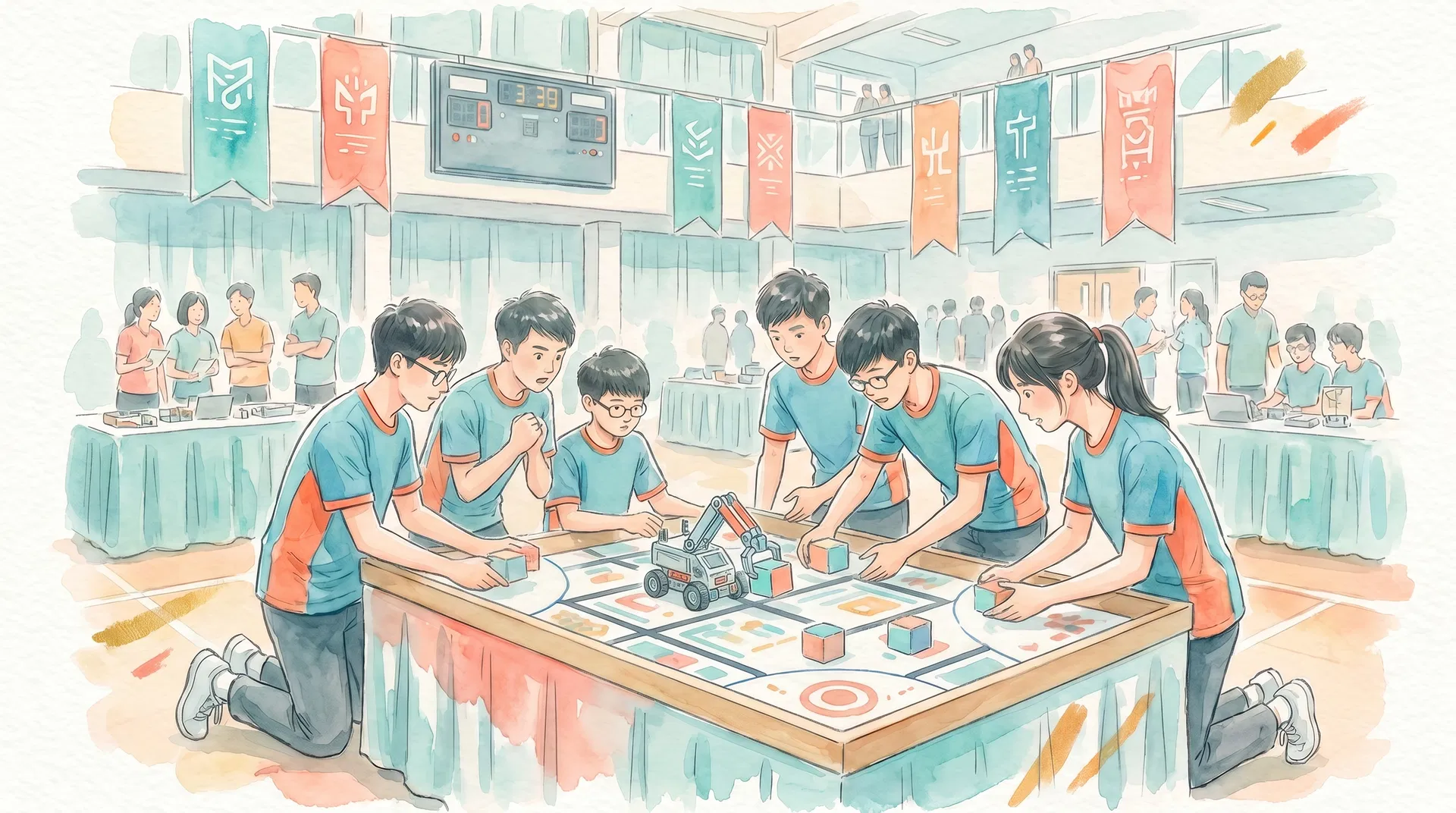機械人比賽培訓 到校教學場景|校隊培訓 教育合作案例