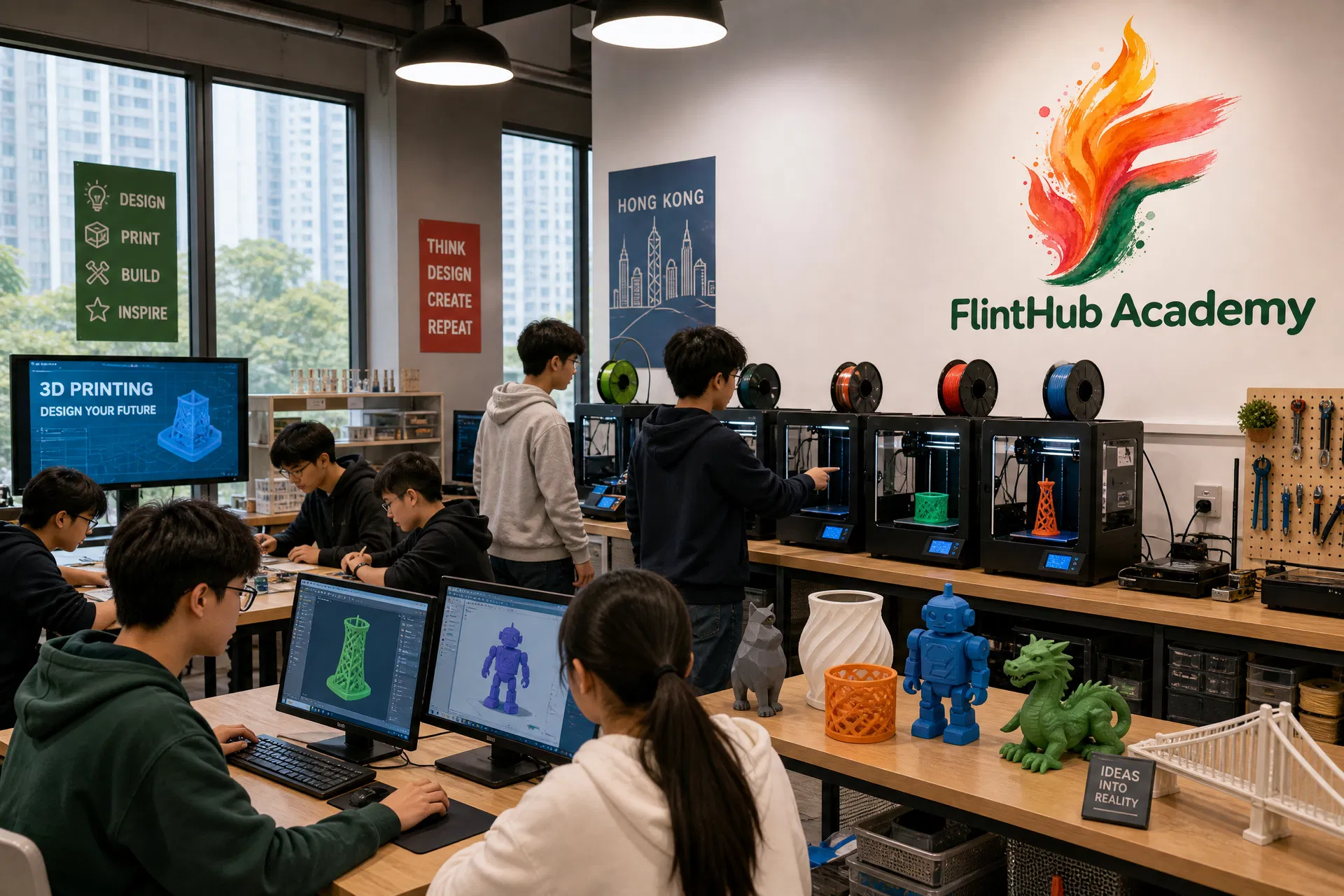stem education hong kong student artwork — coding for kids hong kong × robotics class hk theme