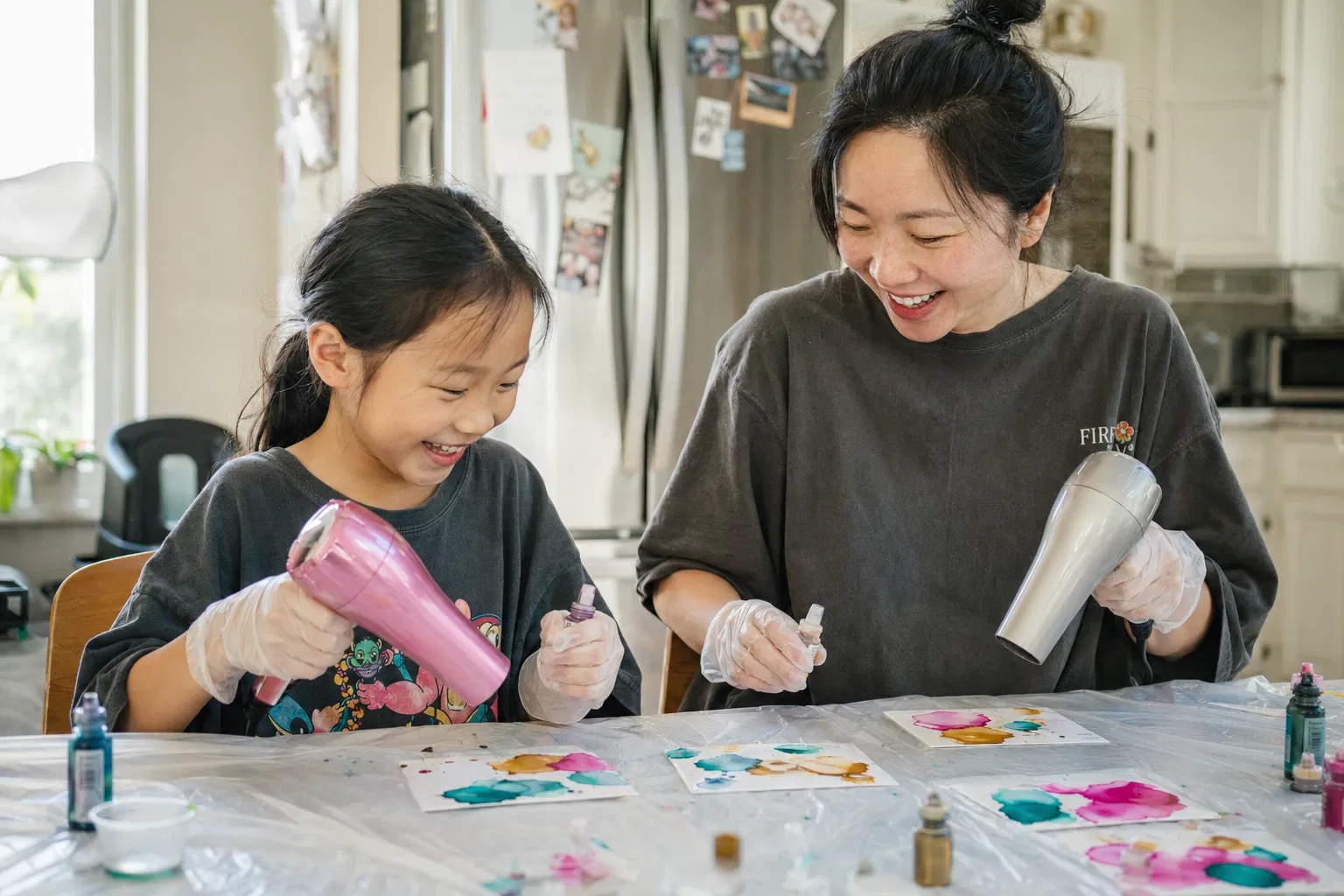 藝術工作坊 工作坊現場｜水拓畫工作坊 體驗｜FlintHub Academy 星火創藝學院