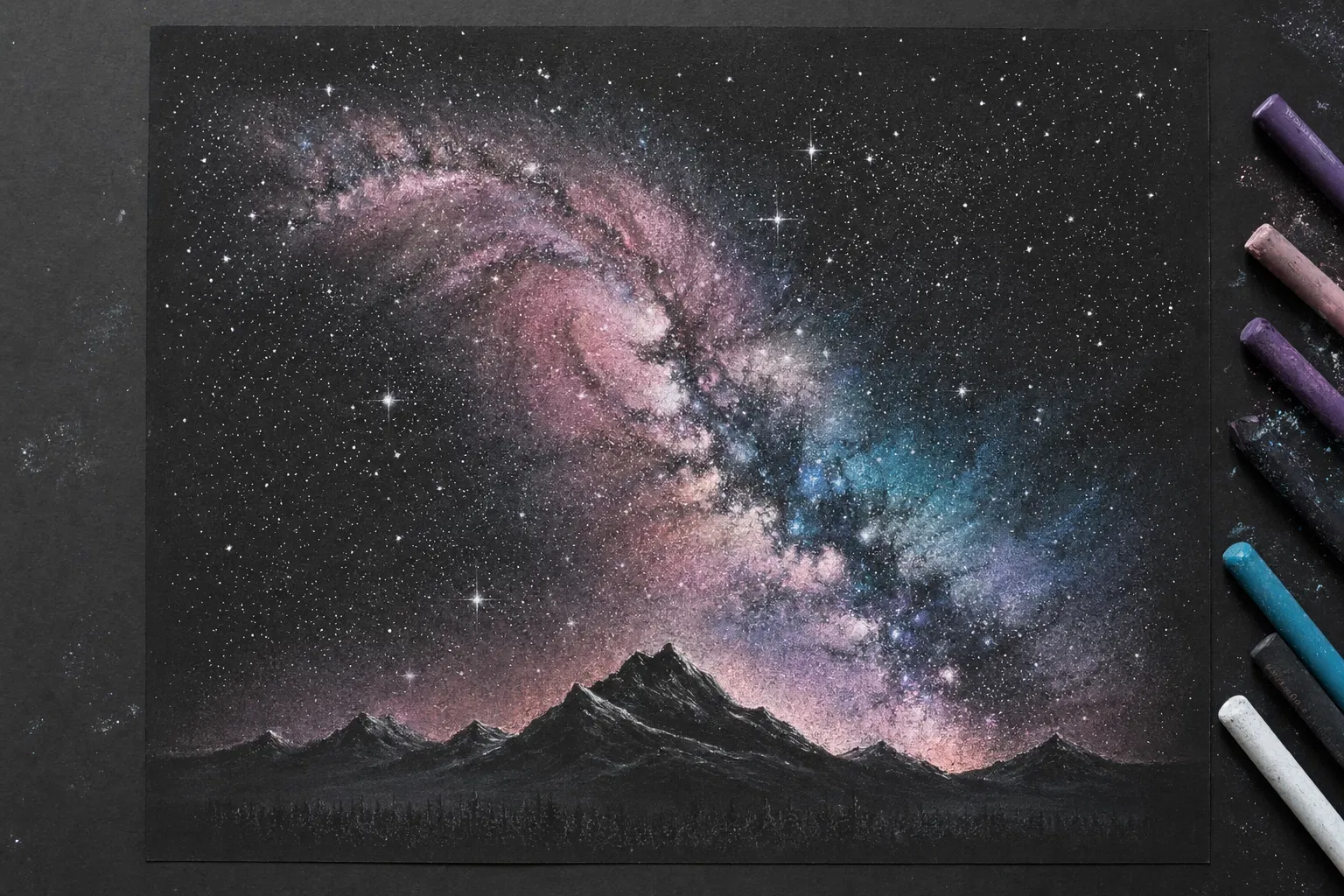 黑紙藝術 課堂實錄｜黑紙繪畫 × 香港學員作品｜FlintHub Academy