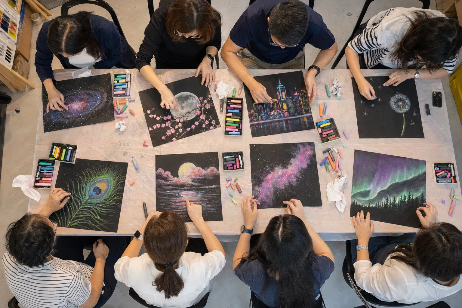 黑紙藝術 導師一對一教學｜黑紙繪畫 香港