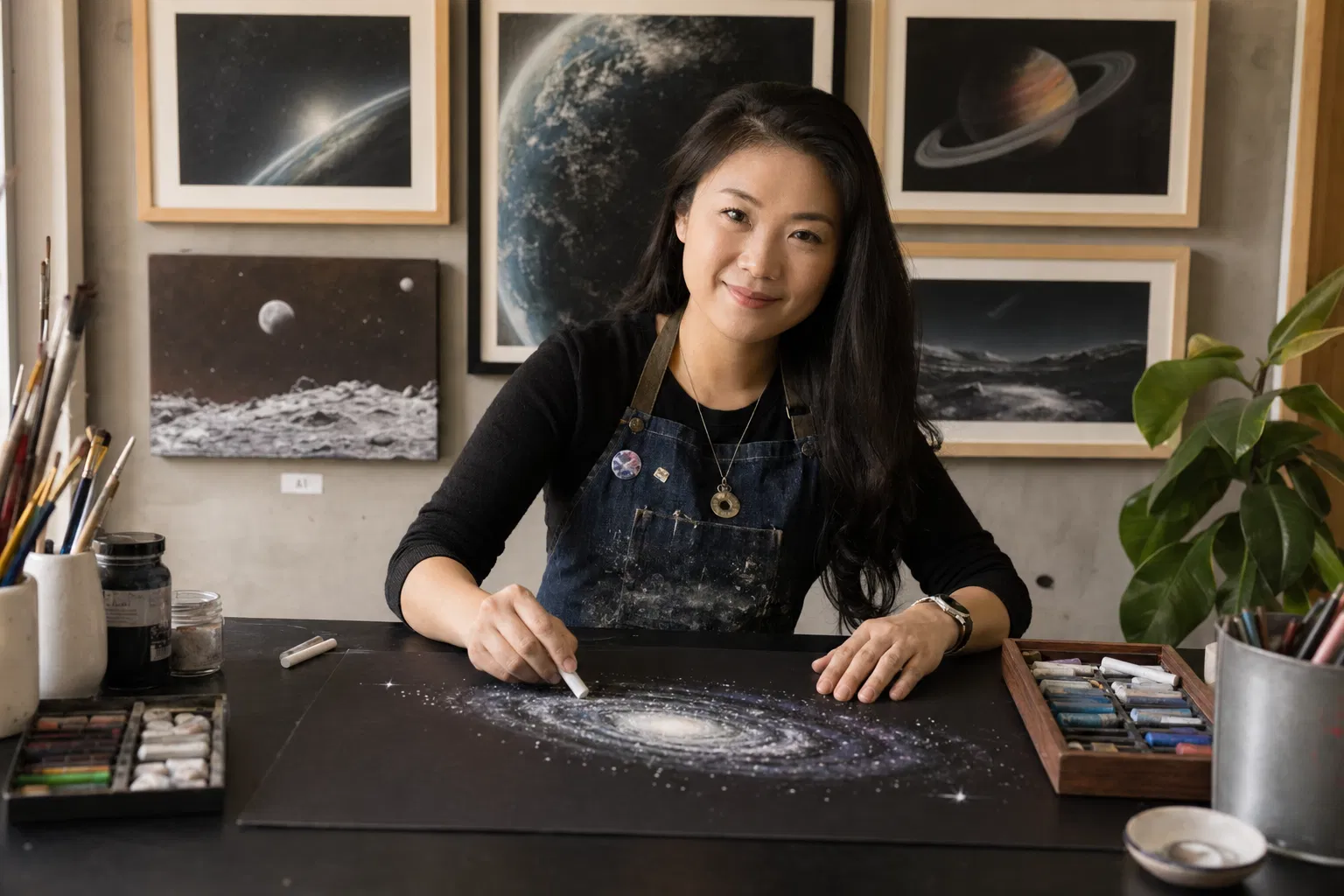 黑紙藝術 課堂實錄｜黑紙繪畫 × 香港學員作品｜FlintHub Academy