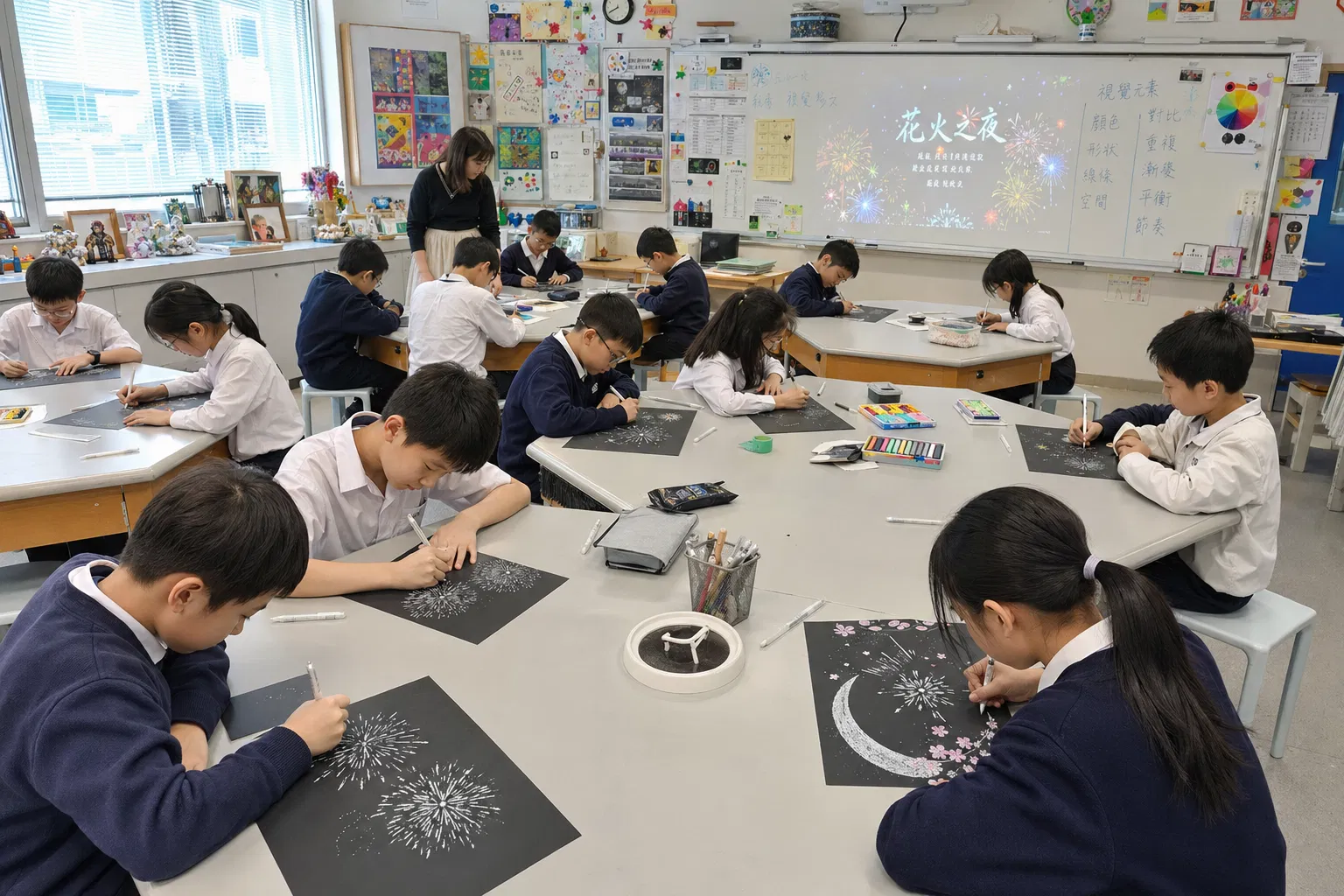 黑紙藝術 導師一對一教學｜黑紙繪畫 香港