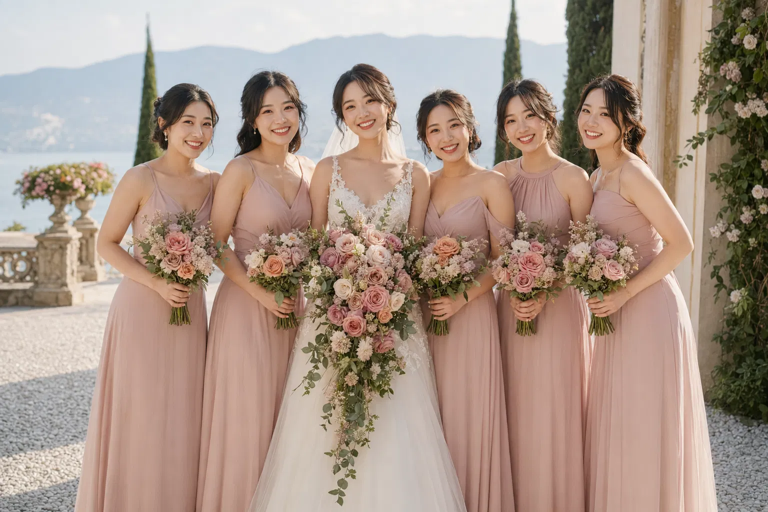 婚禮花球班 學員完成作品｜結合 新娘花球課程 與 婚禮花球課程 主題