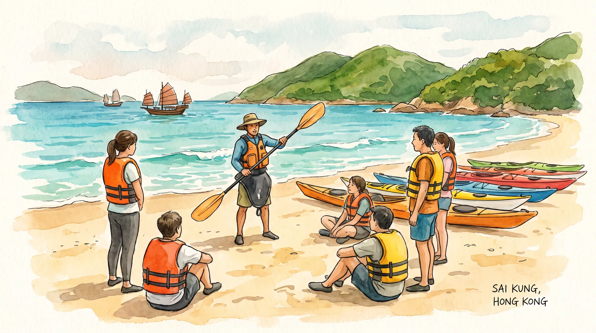 西貢獨木舟 導師一對一教學｜西貢kayaking 香港