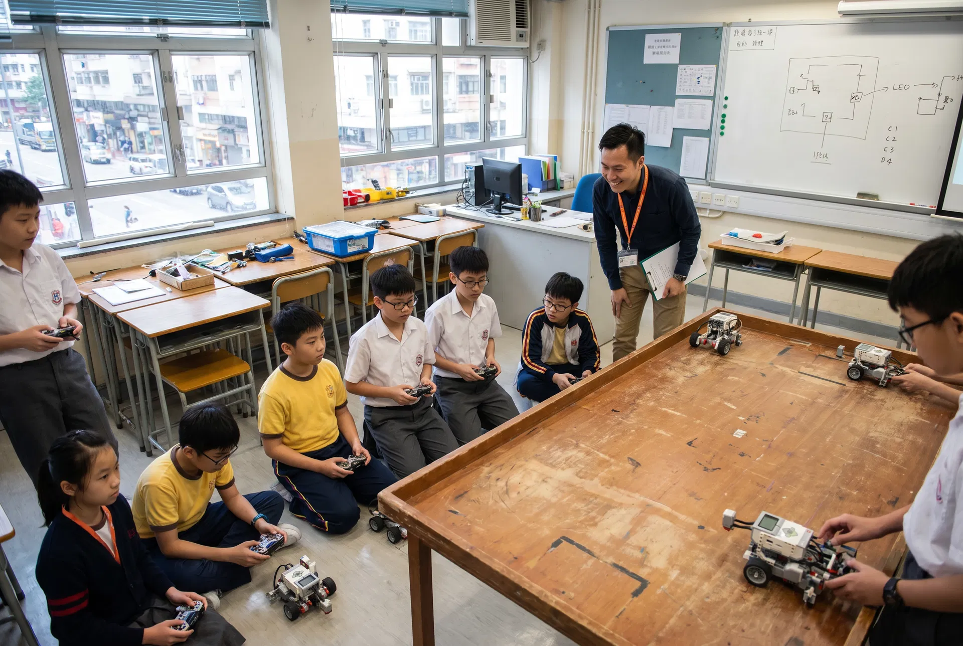 stem education hong kong corporate team-building activity | robotics class hk experience | FlintHub Academy Hong Kong