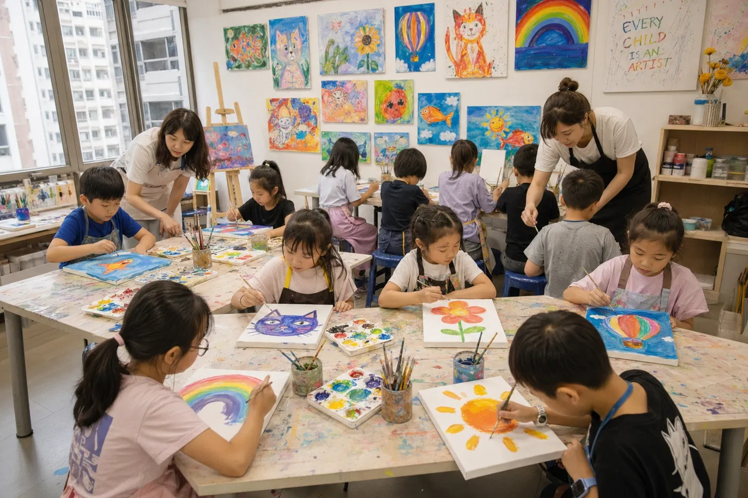 art workshop hong kong workshop on-site | art jamming hong kong experience | FlintHub Academy HK