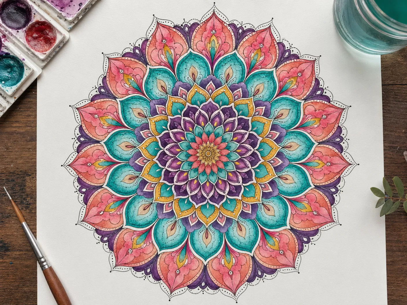 圓圈畫 課堂實錄｜曼陀羅 × 香港學員作品｜FlintHub Academy