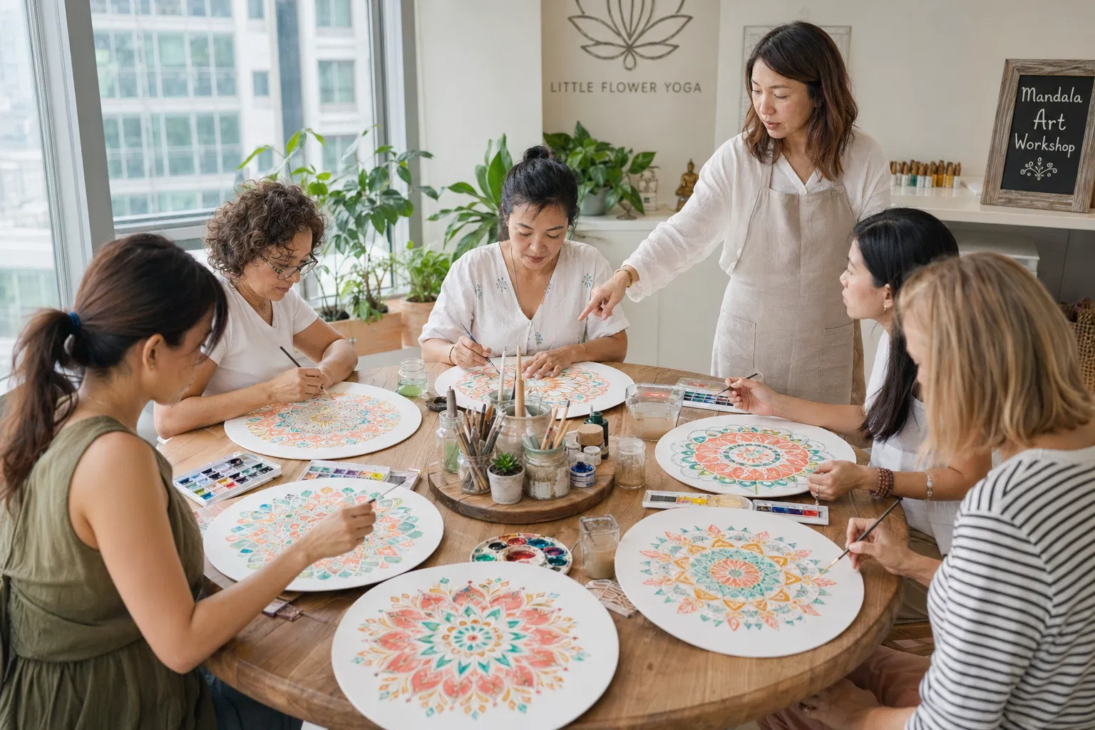 圓圈畫 導師一對一教學｜曼陀羅 香港