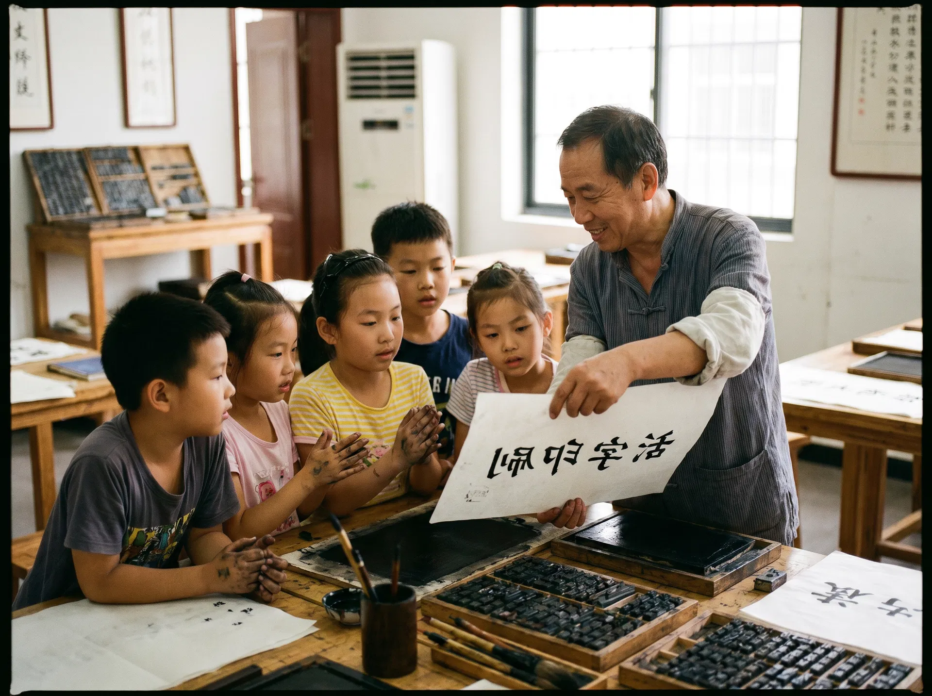 活字印刷 學員完成作品|結合 中華文化 與 文化體驗 主題