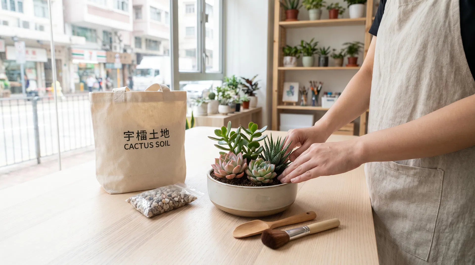 多肉植物工作坊 課堂實錄｜多肉盆栽 × 香港學員作品｜FlintHub Academy