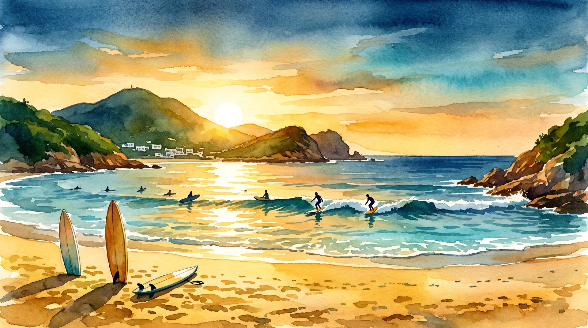 大浪灣衝浪 導師一對一教學|大浪灣surfing 香港