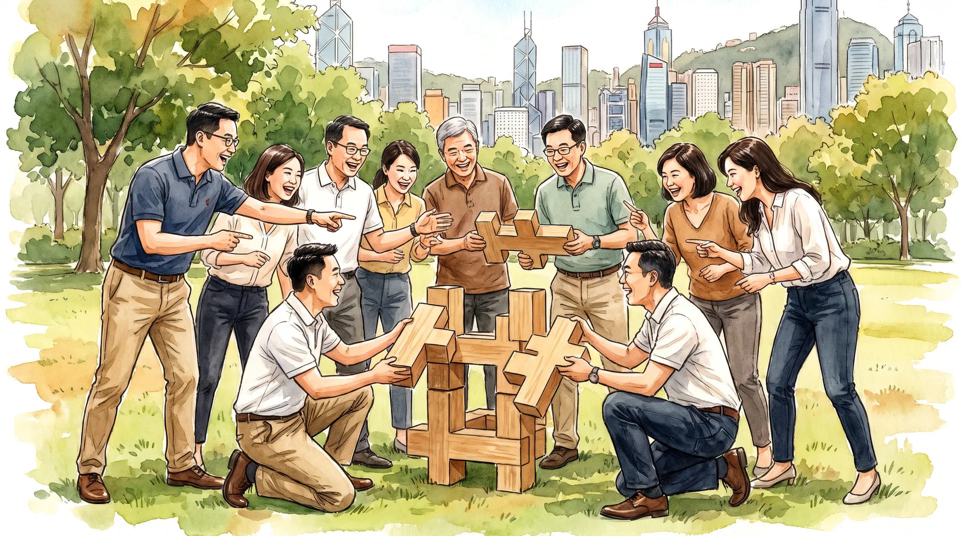 corporate training hong kong — classroom moment with team building hong kong in Hong Kong | FlintHub Academy