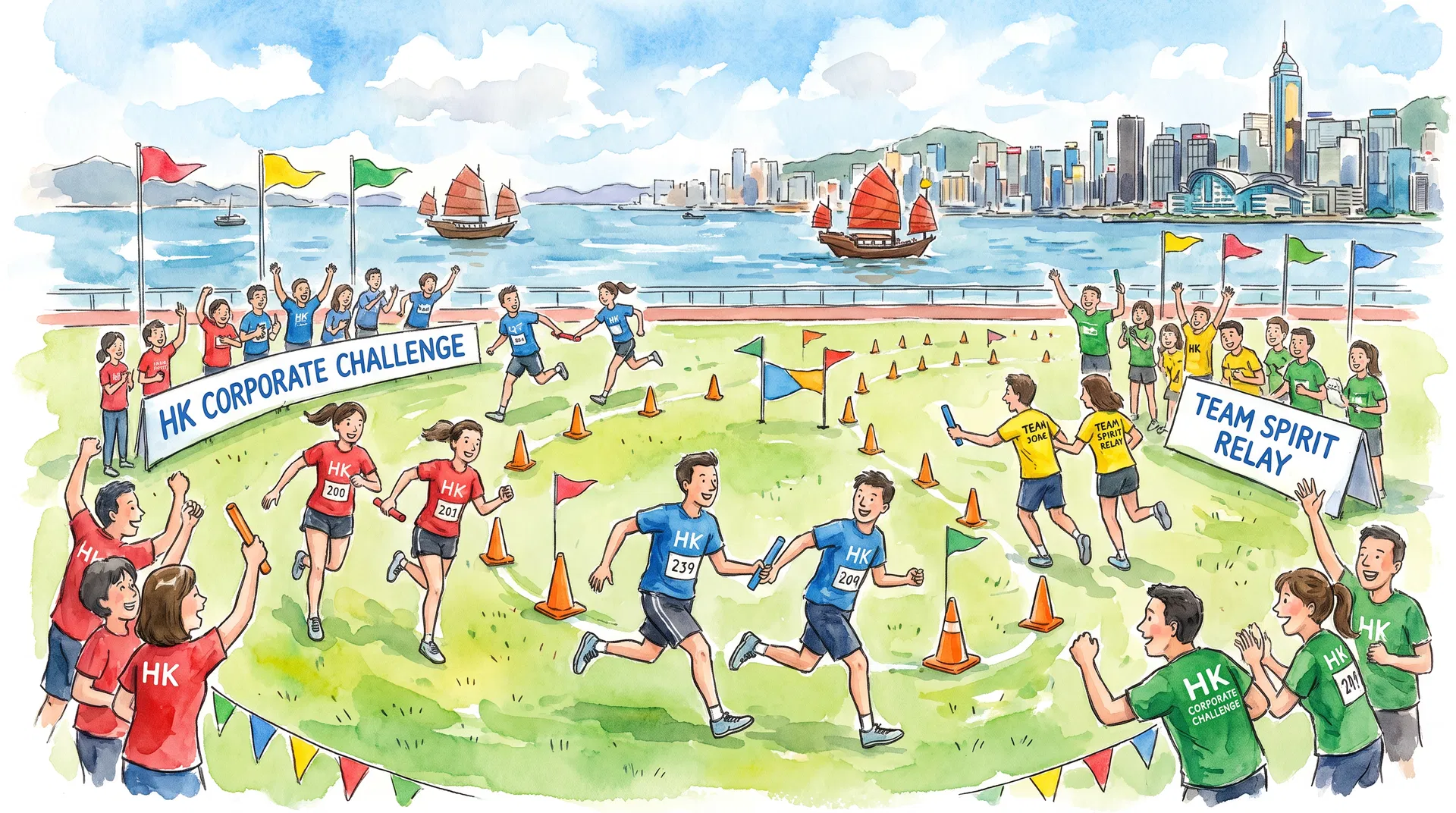corporate training hong kong student artwork — team building hong kong × esg workshop hk theme