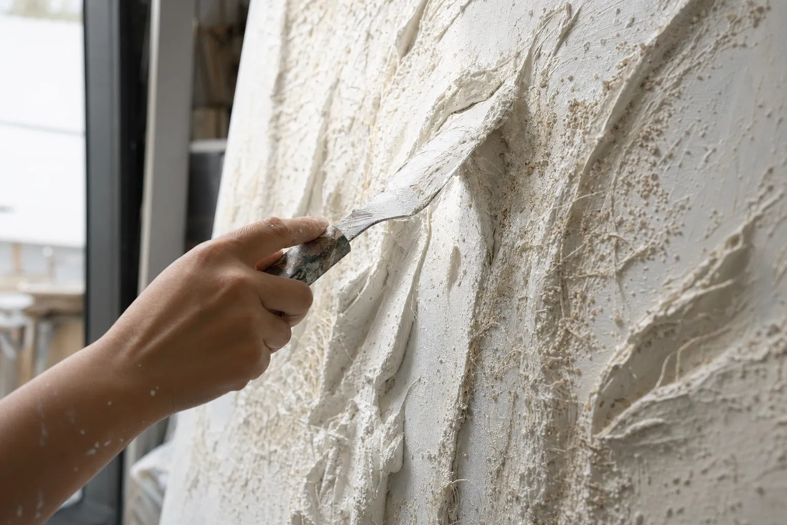 肌理畫 工作坊現場｜Texture Art 體驗｜FlintHub Academy 星火創藝學院