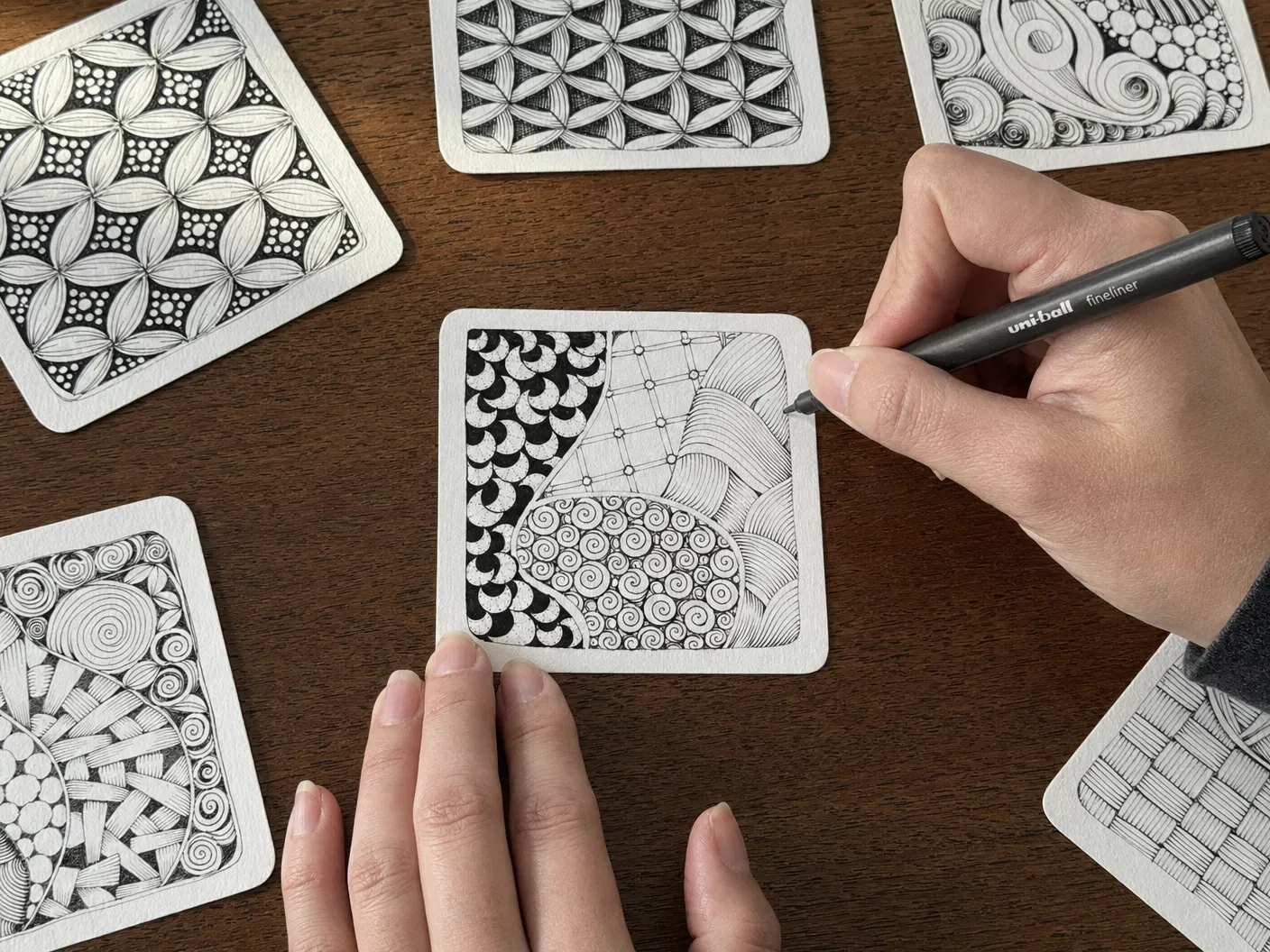 藤編 到校教學場景｜Zentangle課程 教育合作案例