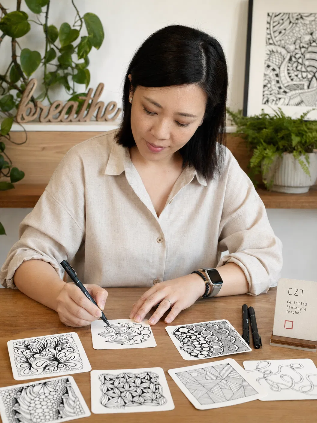 藤編 導師一對一教學｜Zentangle課程 香港