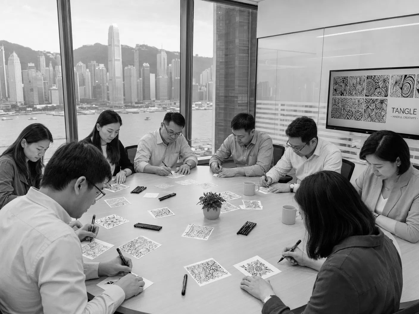 藤編 企業 Team Building 活動｜酒精畫教學 體驗｜FlintHub Academy 香港