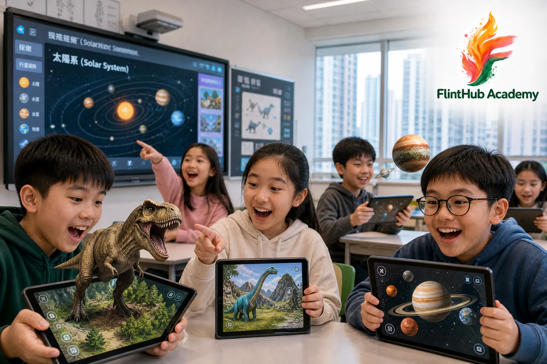 STEAM實驗室 工作坊現場|中學IT創新實驗室 體驗|FlintHub Academy 星火創藝學院|香港