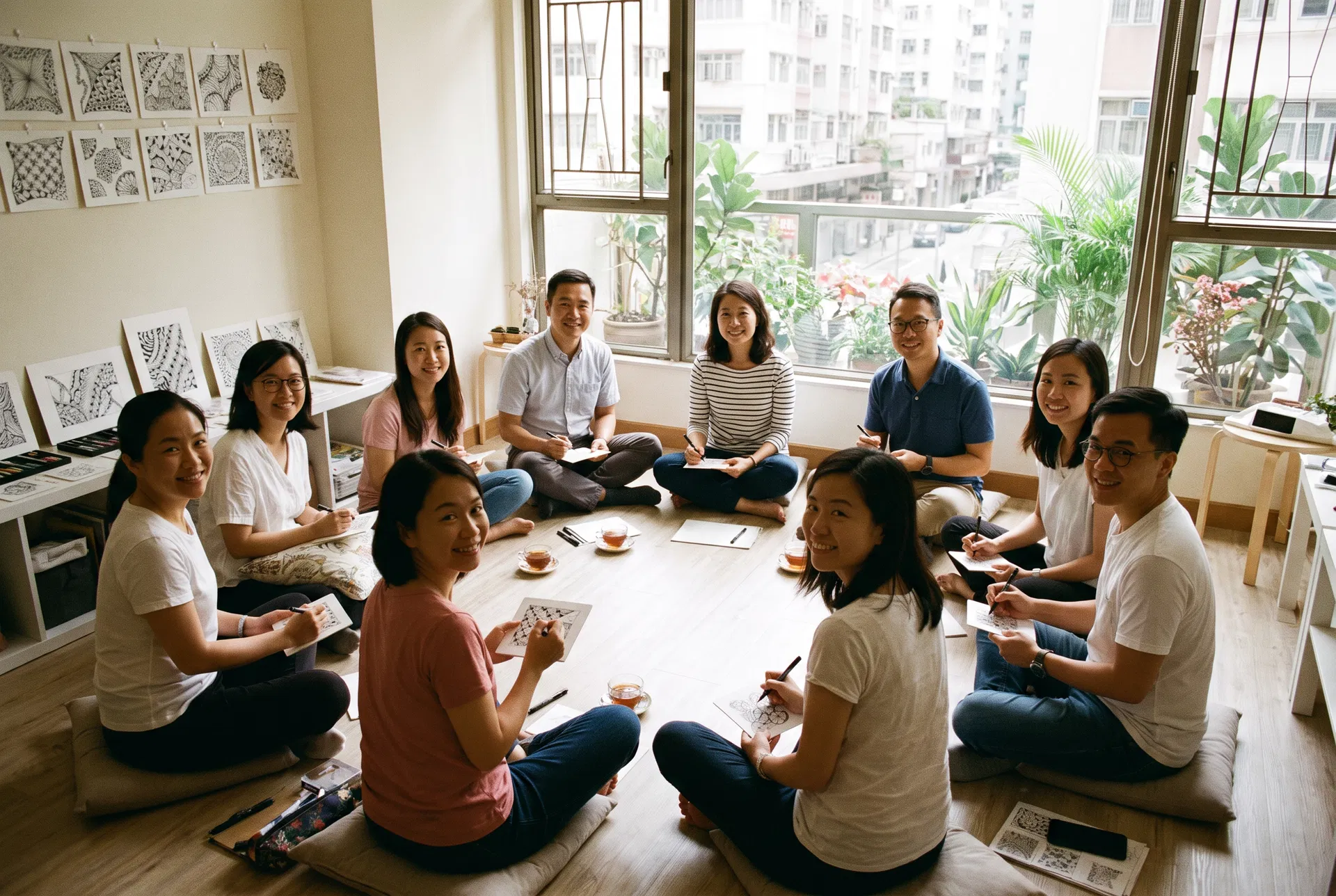 禪繞畫 導師一對一教學｜Zentangle課程 香港