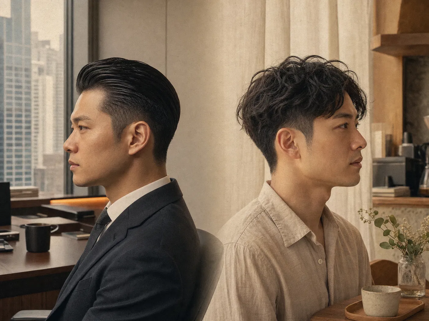 中環電髮 vs 油頭 Pomade 男士髮型決策樹流程圖 Pomade 與電髮選擇 7 個問題分支