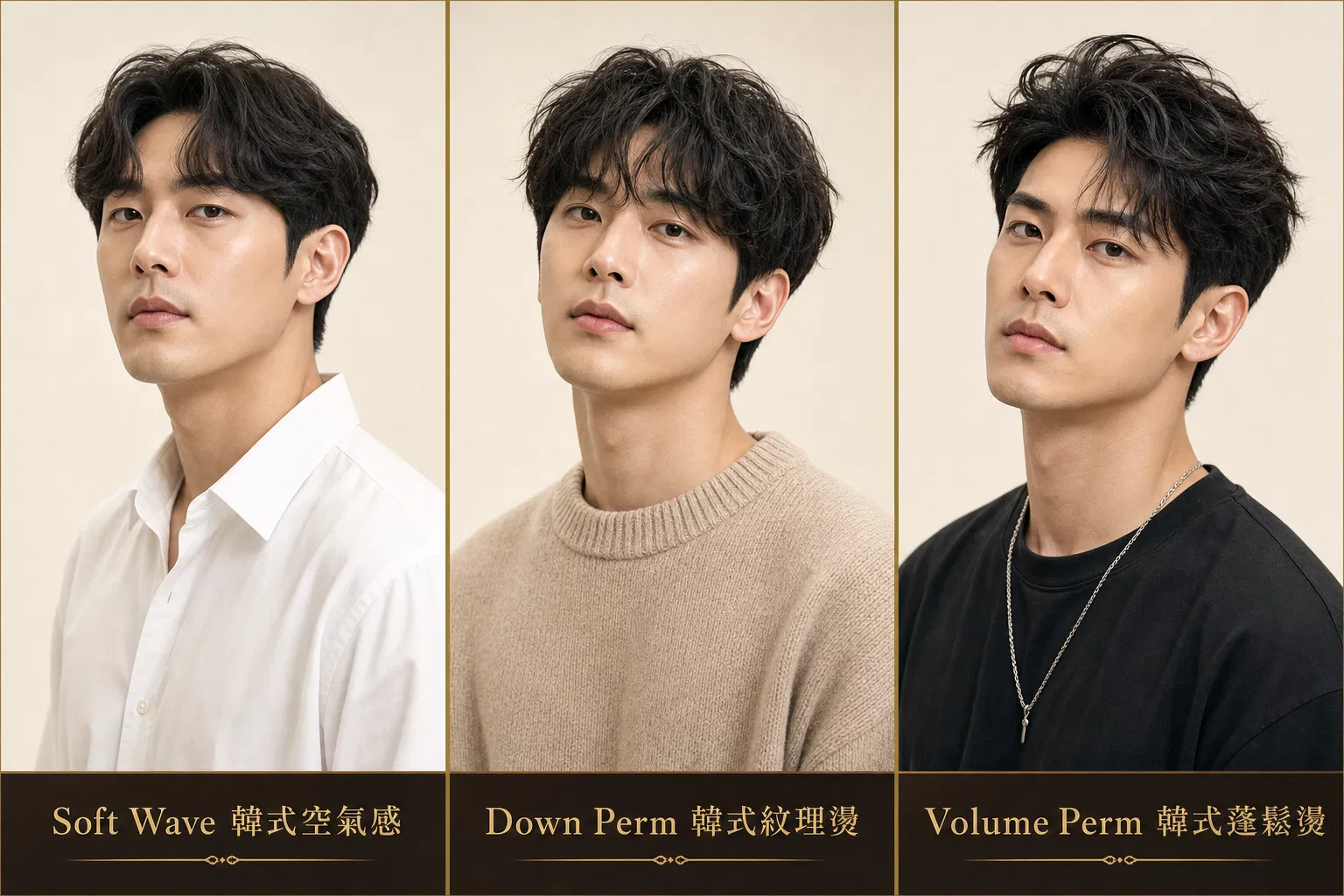 韓式紋理燙教科書 韓式紋理燙香港 Soft Wave Down Perm Volume Perm 三大流派 中環男士電髮