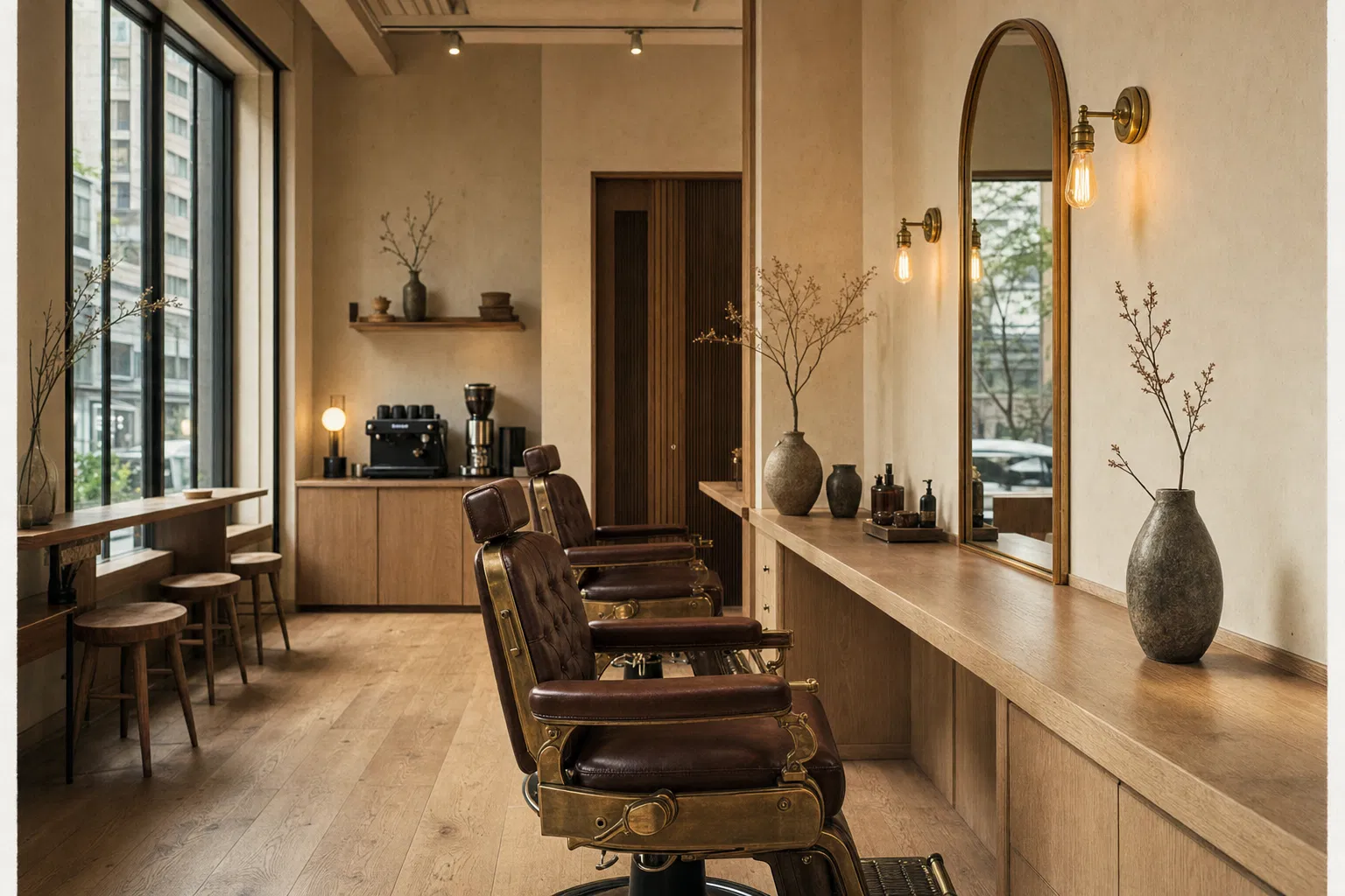 中上環電髮專門店室內 — Canvas Texture 男士電髮香港工坊