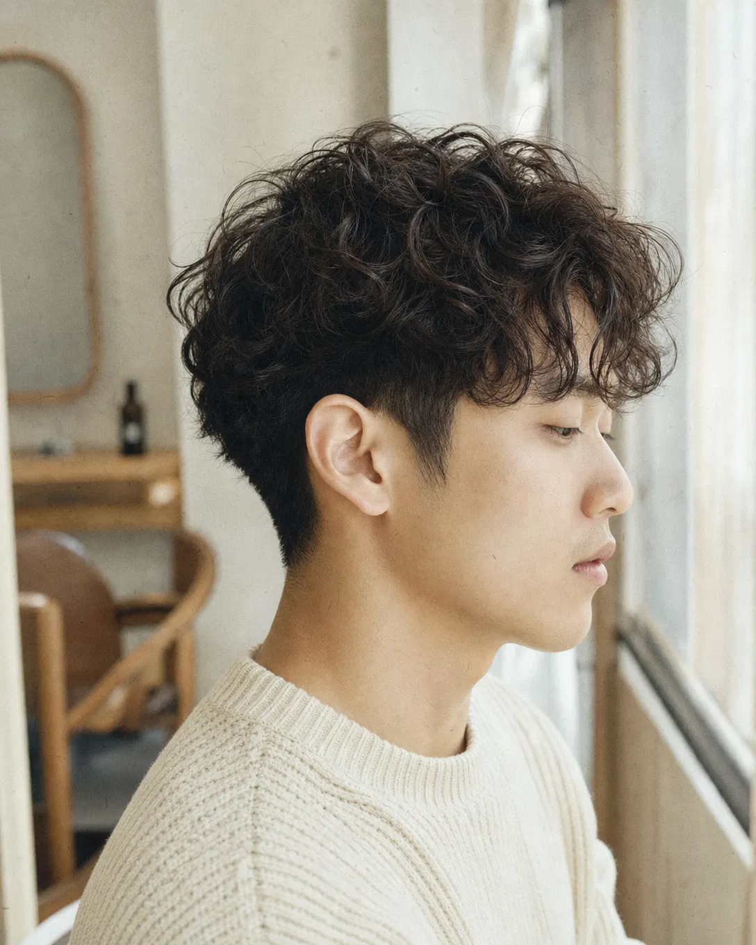 韓式電髮 Korean Men's Perm — 中環男士電髮款式