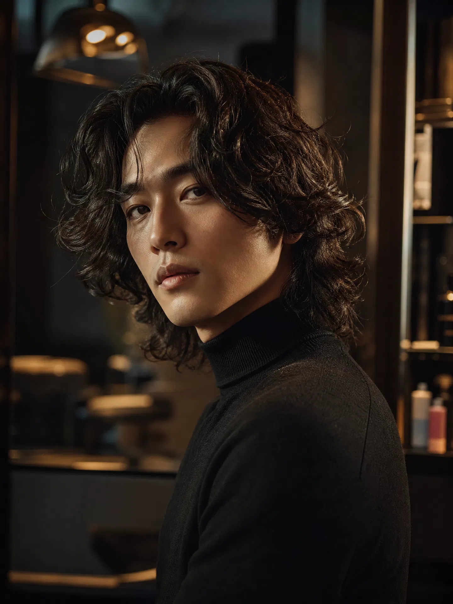 尖沙咀男士電髮 萊斯利捲造型 TST Men's Perm — Canvas Texture