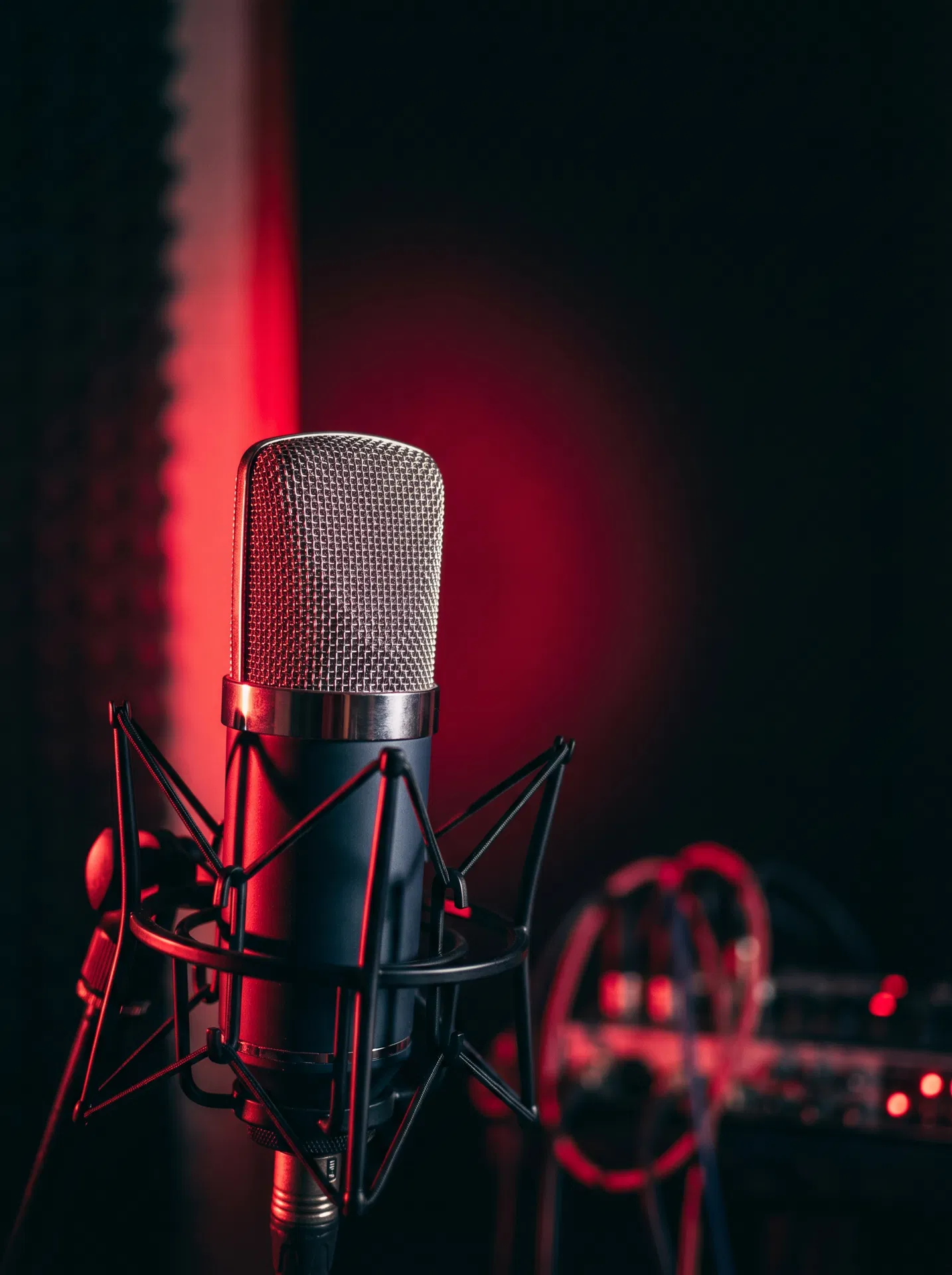 Professional condenser microphone at 239 Live Productions