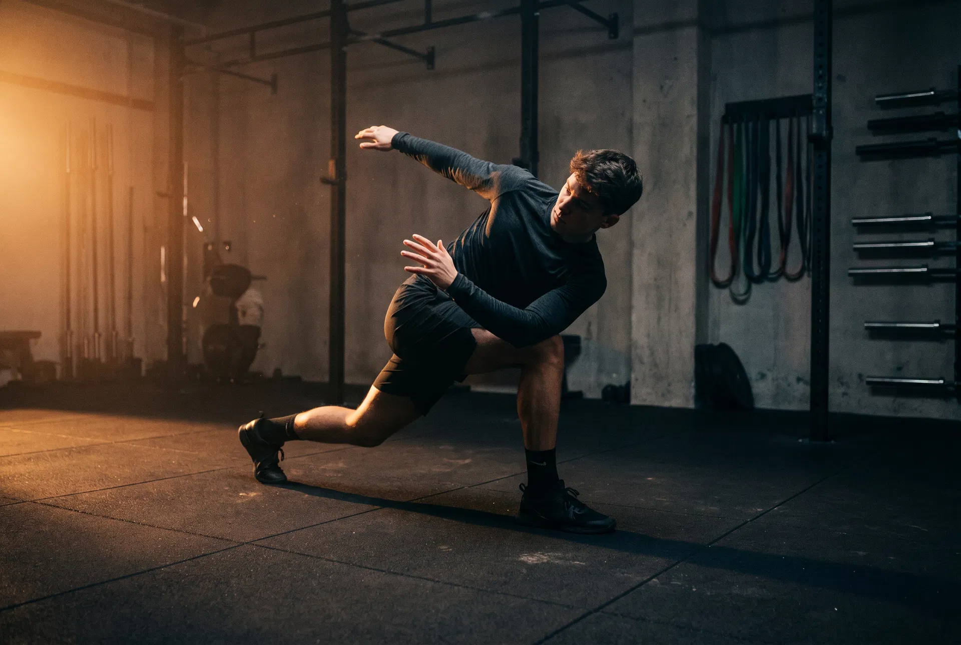 Athletic movement assessment in training facility